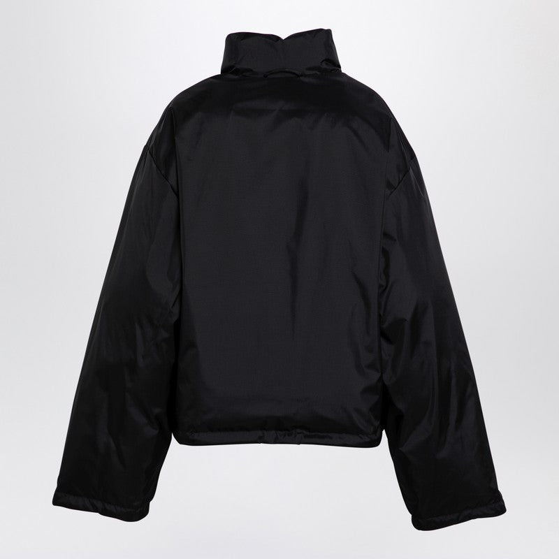 Balenciaga Reversible Red And Black Down Jacket In Technical Twill Women - 4