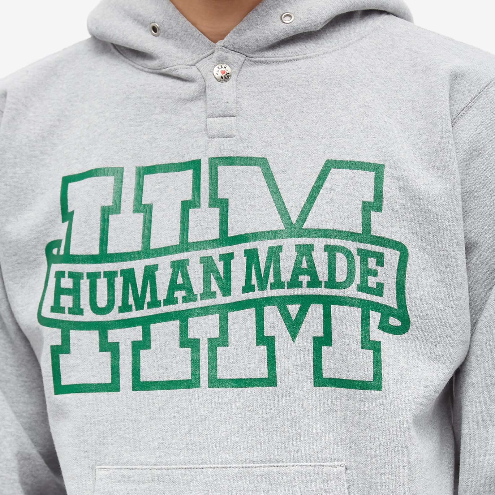 Human Made Human Made Snap Popover Hoodie | REVERSIBLE