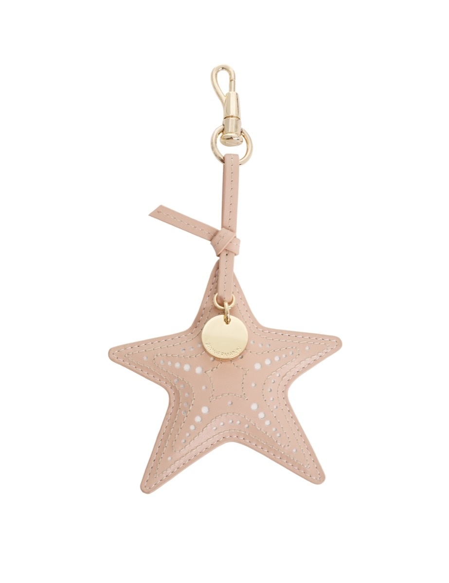 LEATHER STARFISH KEY CHARM - 1