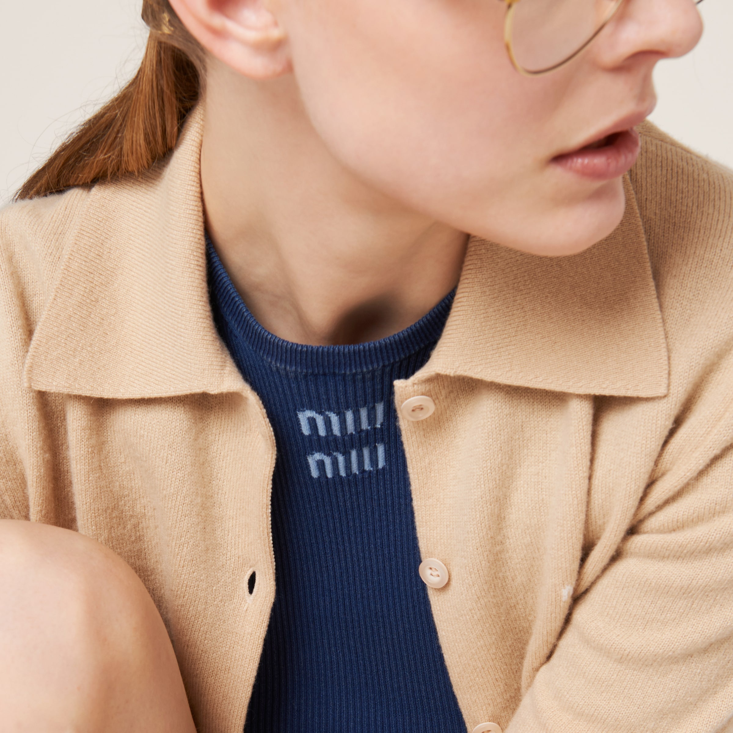 Cotton knit sweater - 4