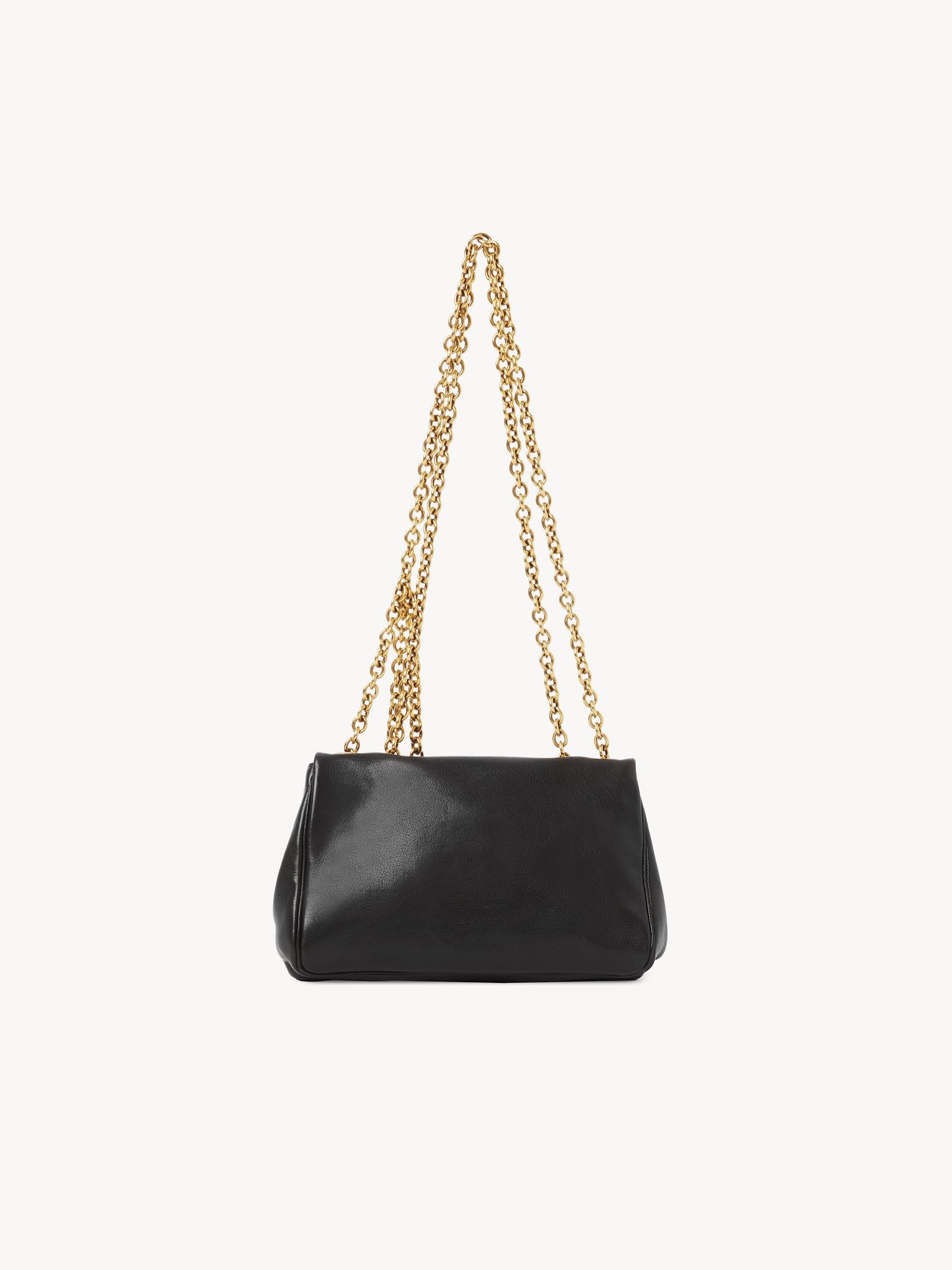 SMALL CHLOÉ HERITAGE SHOULDER BAG IN GRAINED LEATHER - 5