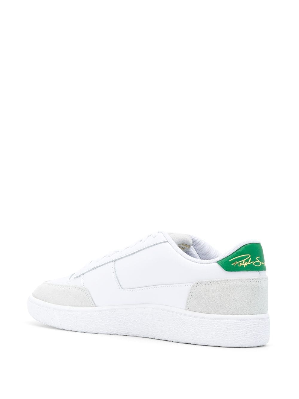 suede panel low-top trainers - 3