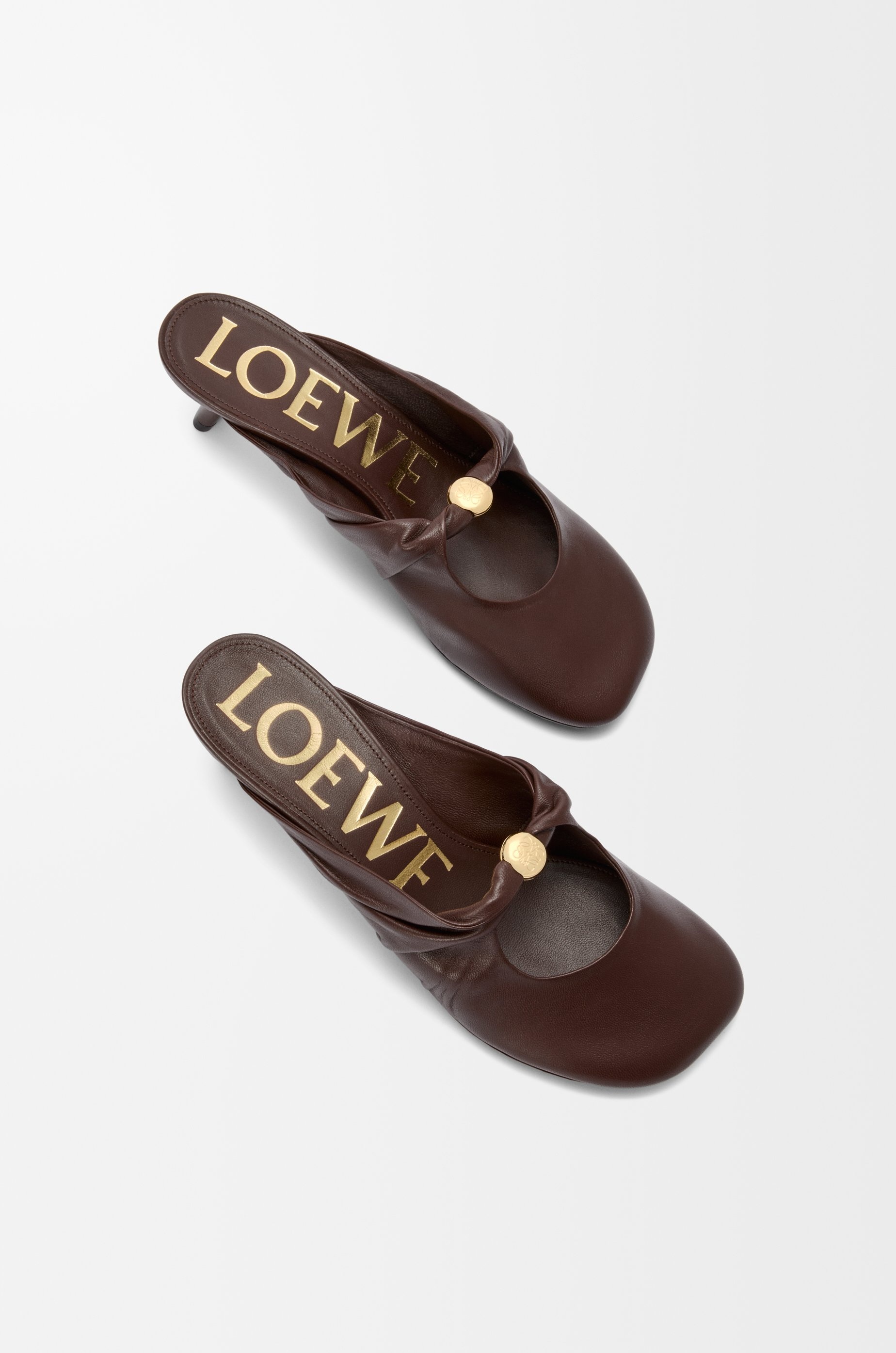 Pebble Soft mule in nappa lambskin - 4