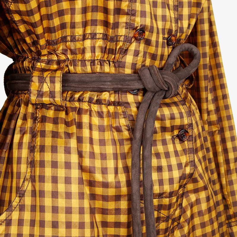 Gingham silk jumpsuit 3