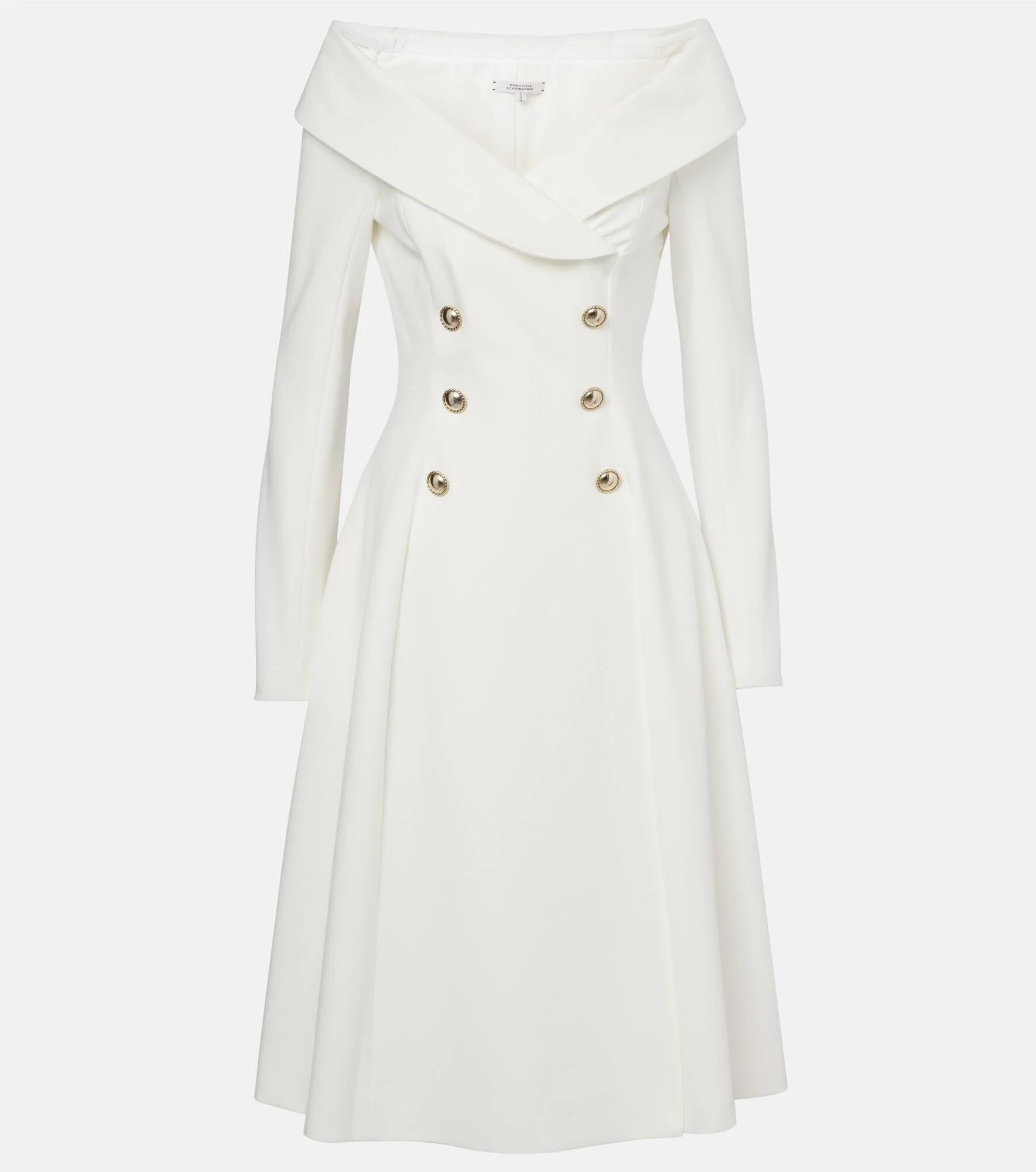 Pleated blazer dress - 1