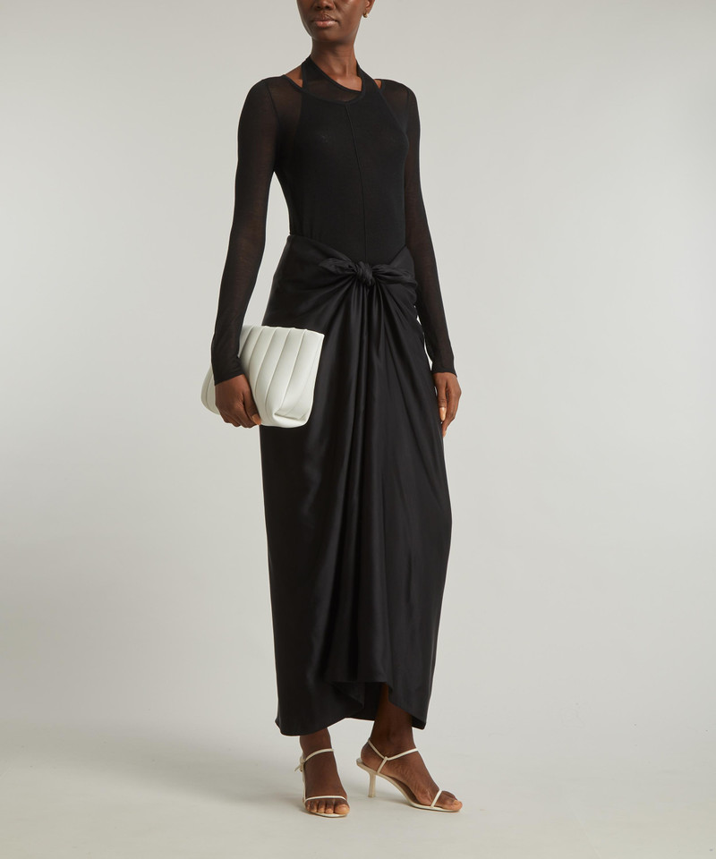 Satin Knot Skirt 2