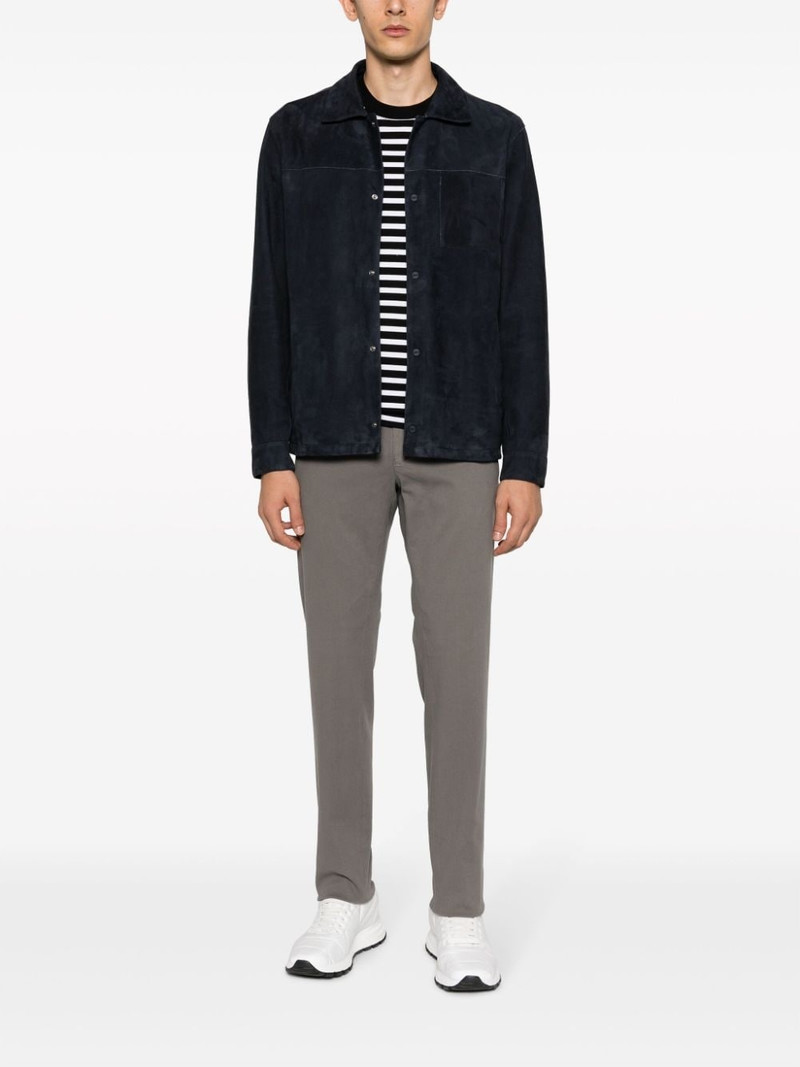 Herno goat suede shirt jacket outlook