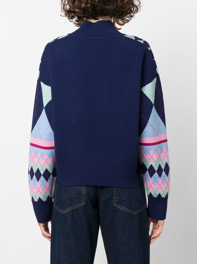 embroidered-logo jumper 4