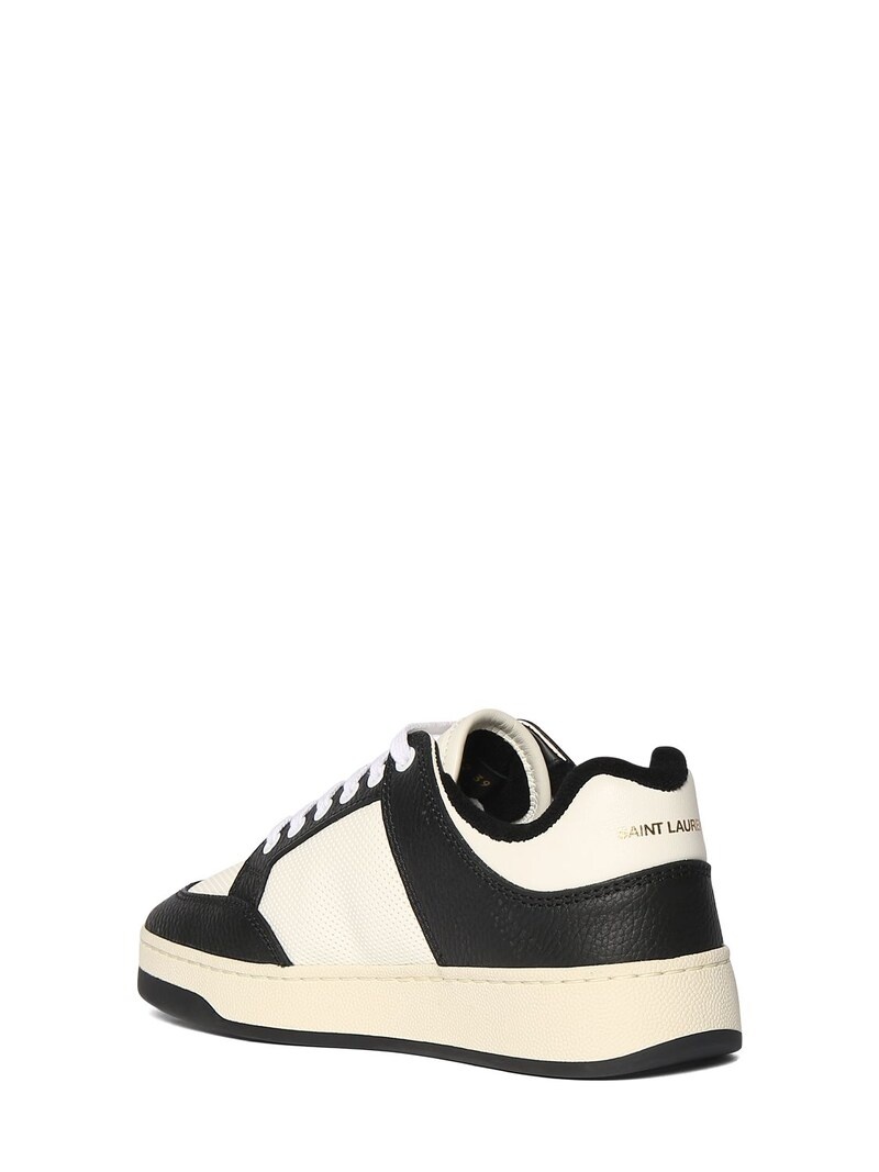 20MM SL61 LEATHER LOW TOP SNEAKERS - 4