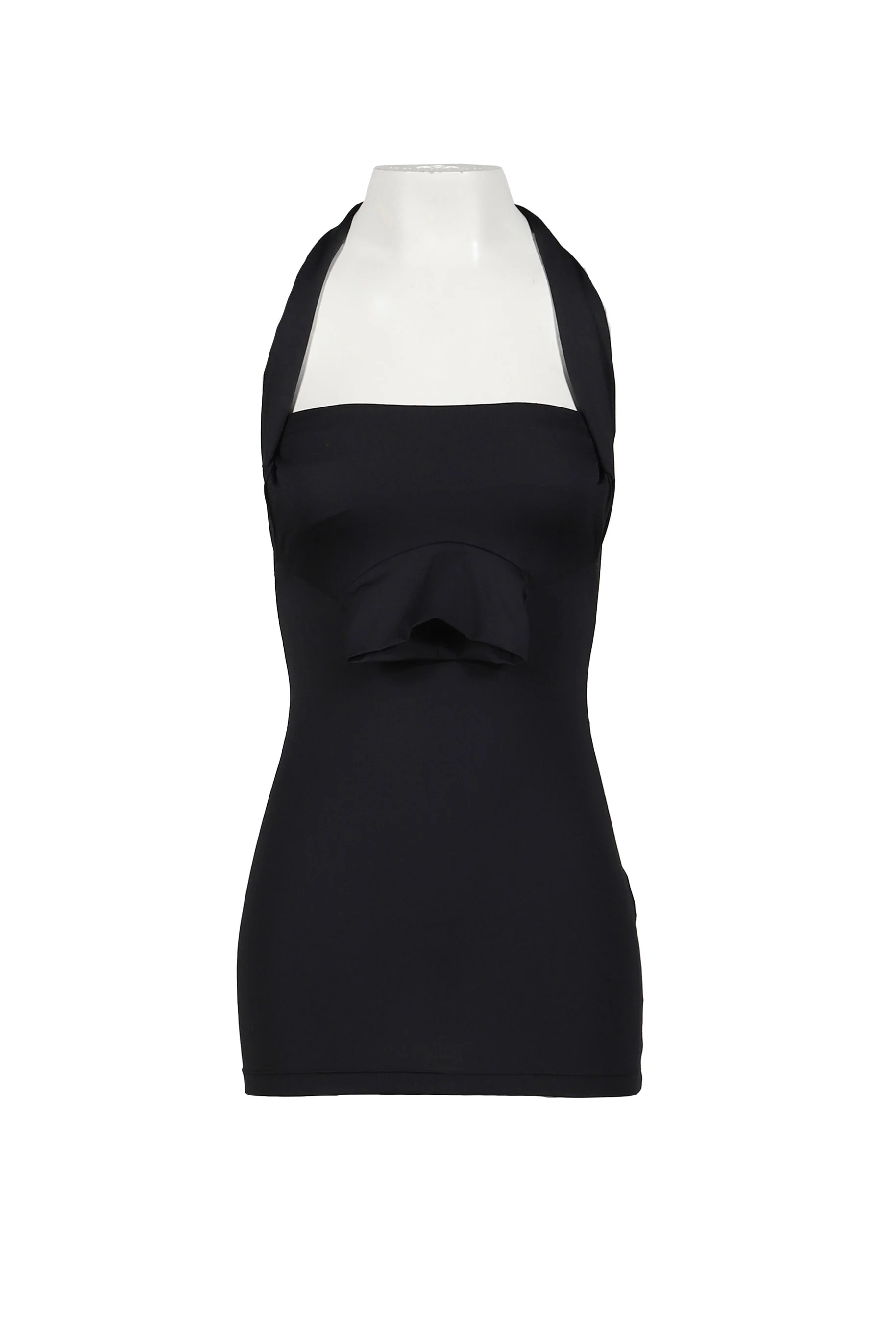 STYLING HALTER MINI DRESS / BLK - 1