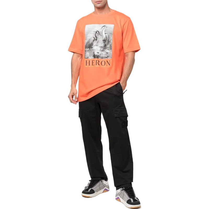 Heron Preston HERON PRESTON Heron T-shirt 'Orange' HMAA026C99JER0012210 outlook