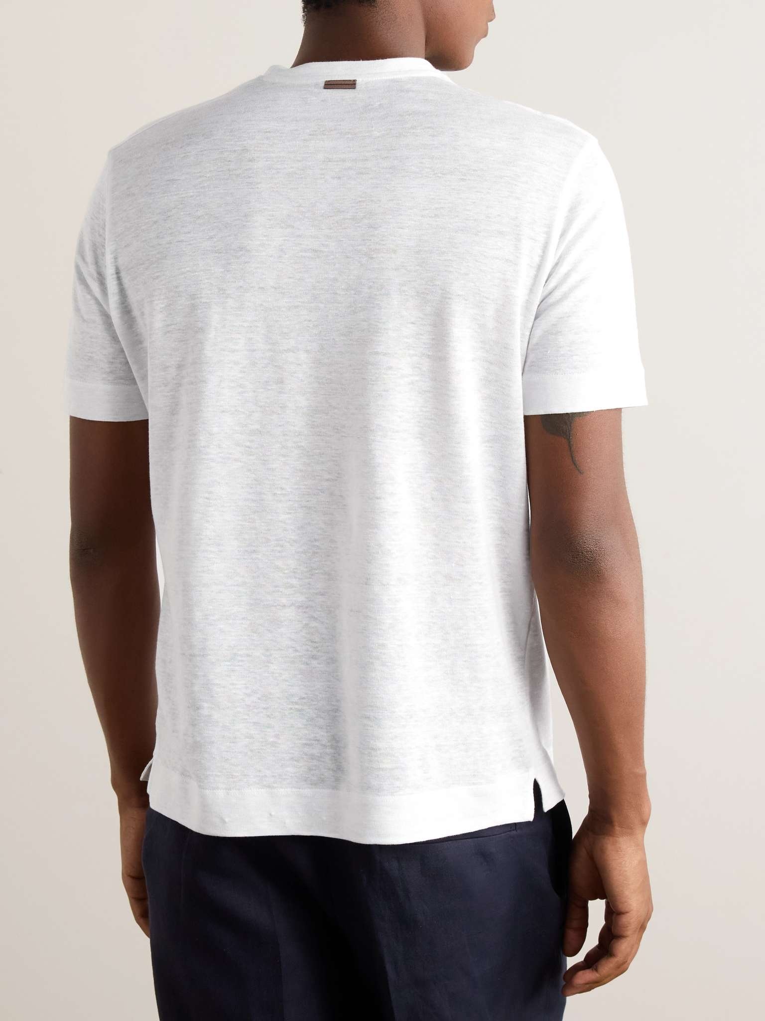 Linen-Jersey T-Shirt - 4