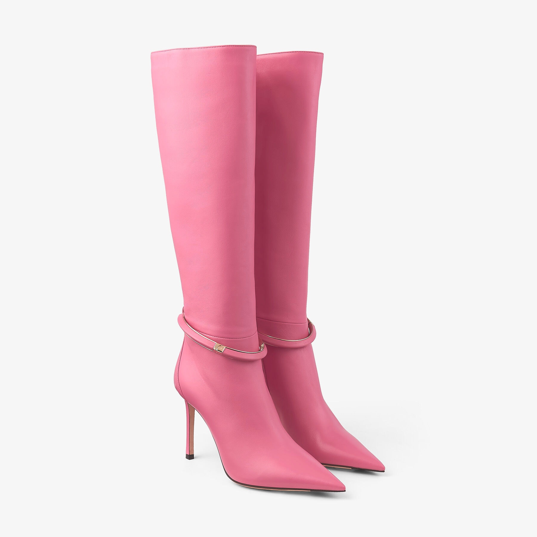 Dreece KB 95
Candy Pink Nappa Leather Knee Boots - 3