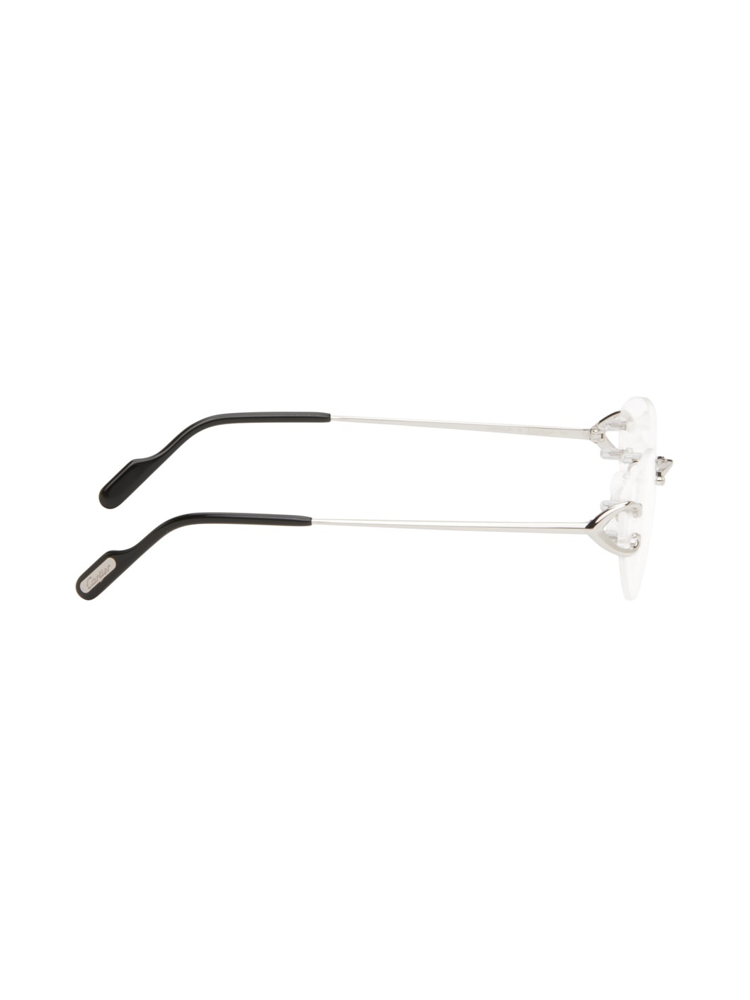 Silver Oval Glasses - 2