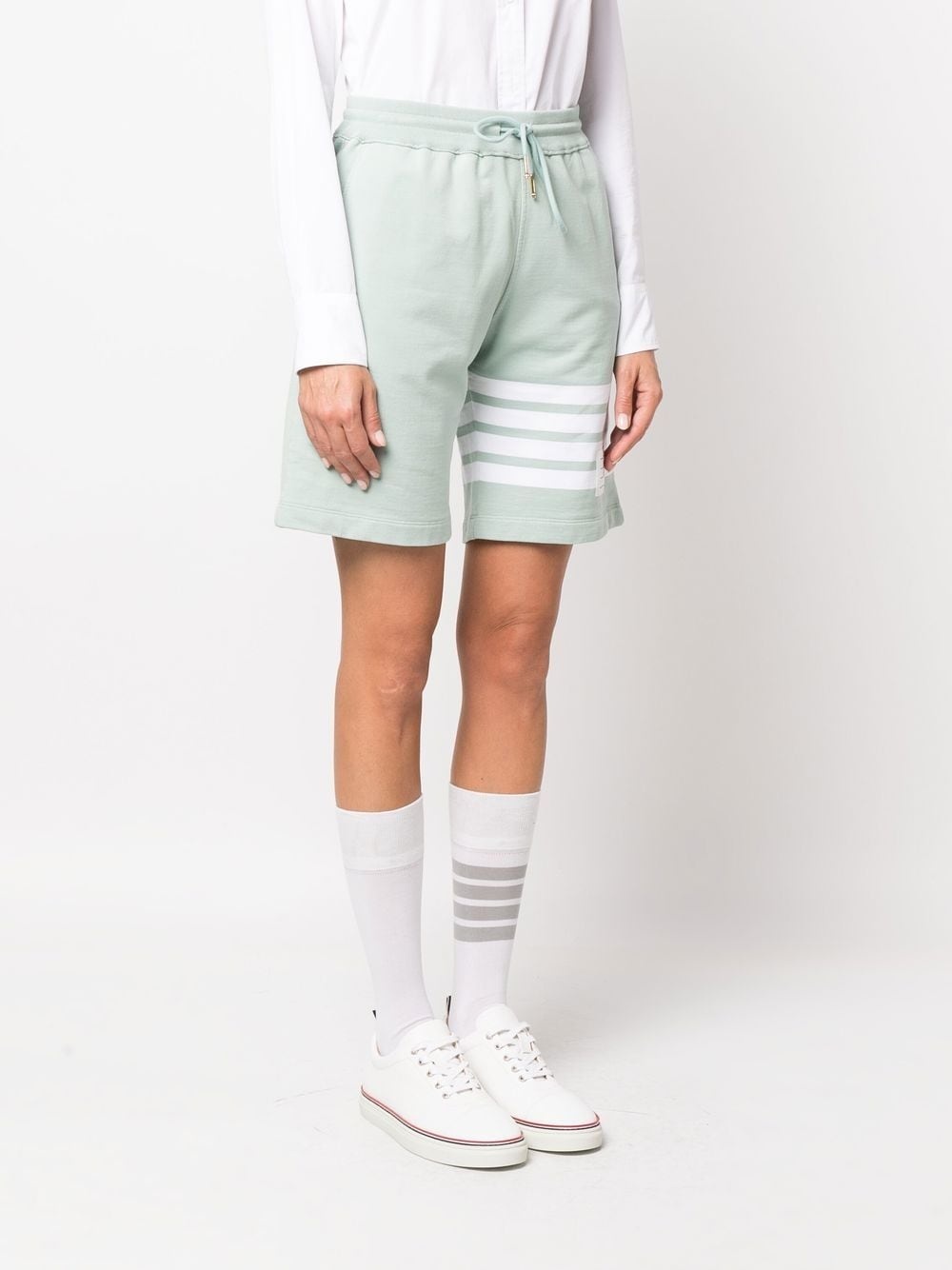 4-Bar stripe track shorts - 3