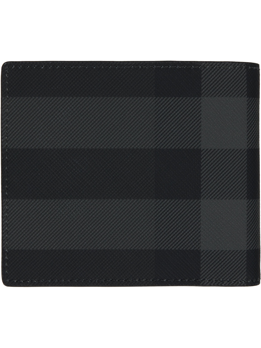 Black MS Bill Coin Bifold Wallet - 2