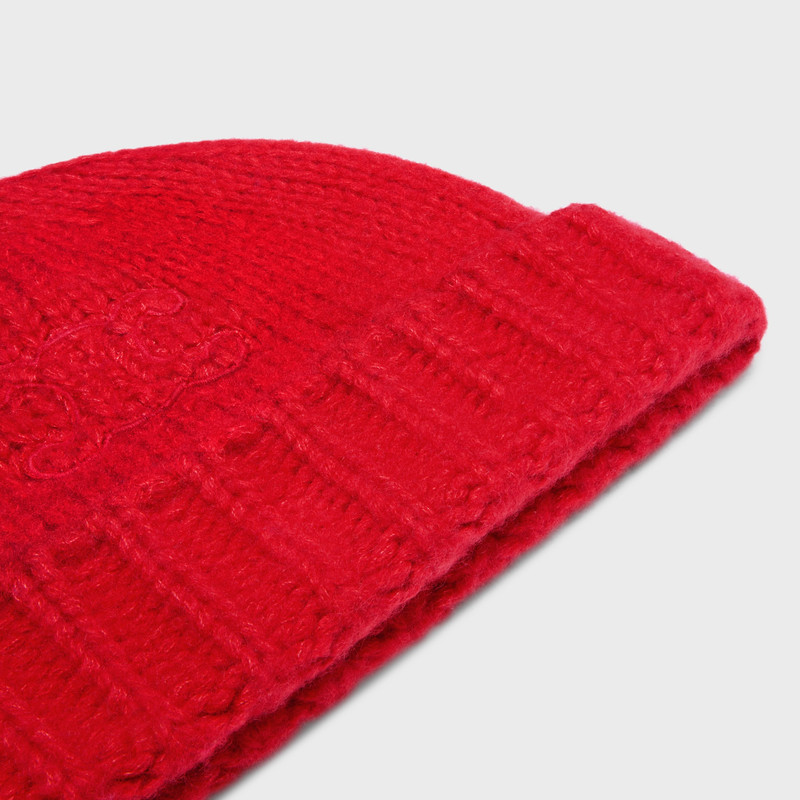 triomphe beanie IN cashmere and silk 3