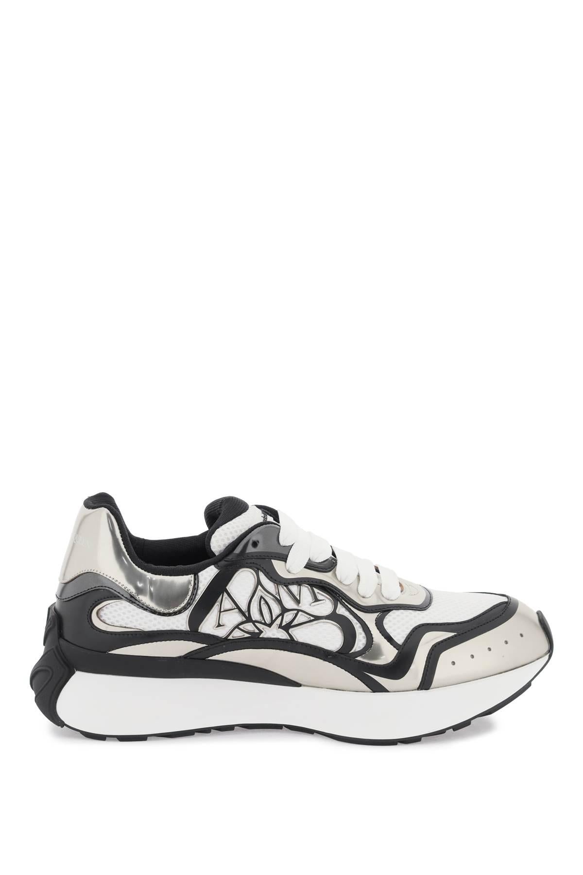 LEATHER SPRINT RUNNER SNEAKERS - 1