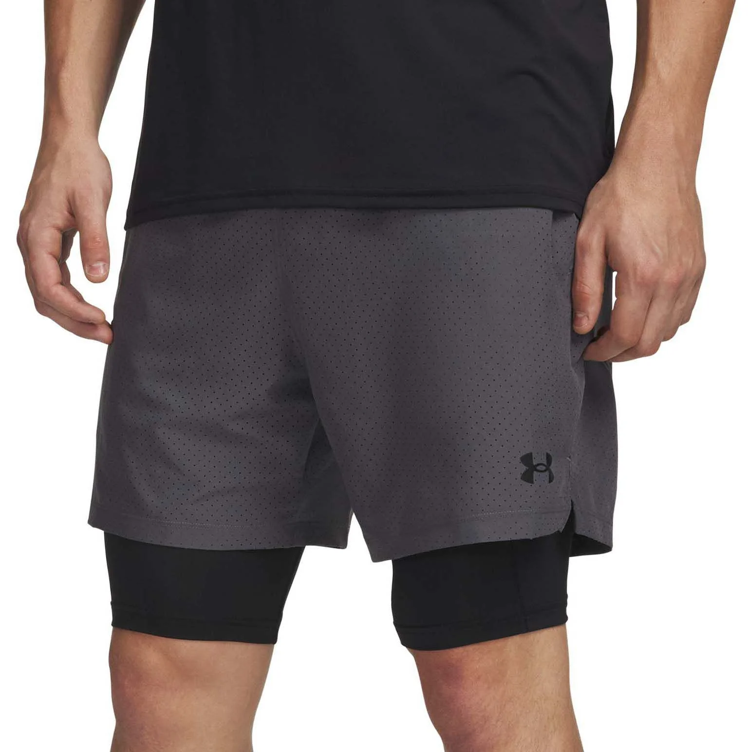 Under Armour Men's Vanish 2.0 Woven 2-in-1 Shorts - 1