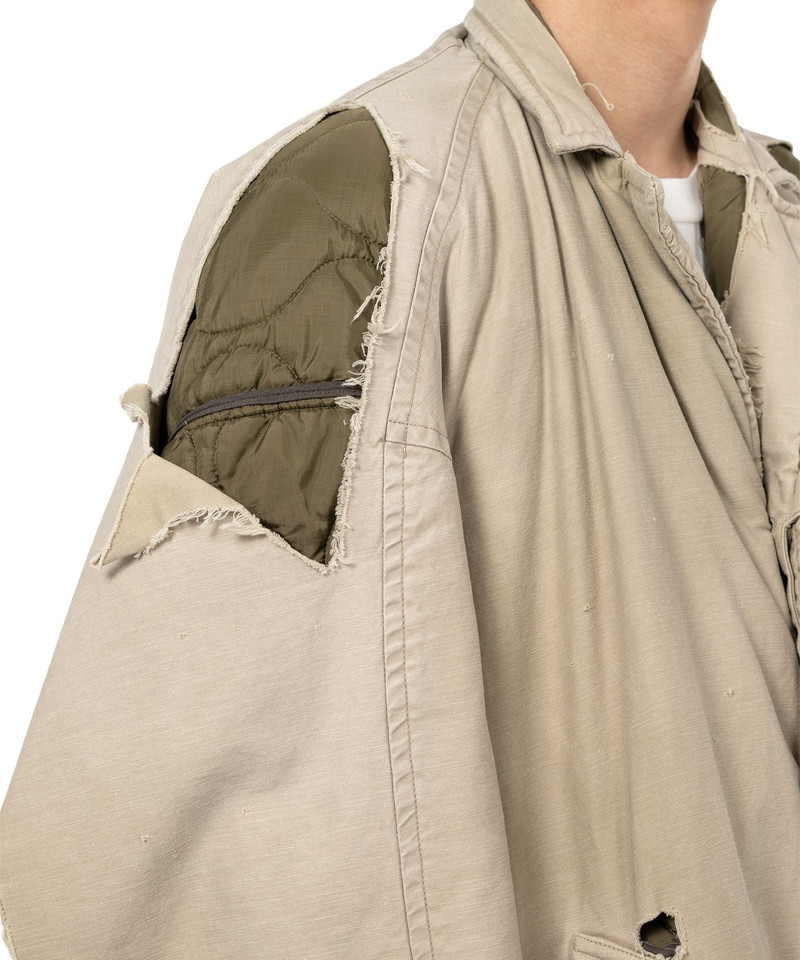 Distressed Balmacaan Coat 18