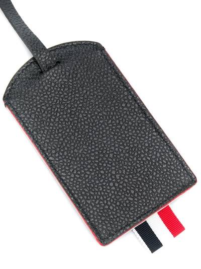 Thom Browne logo patch luggage tag outlook