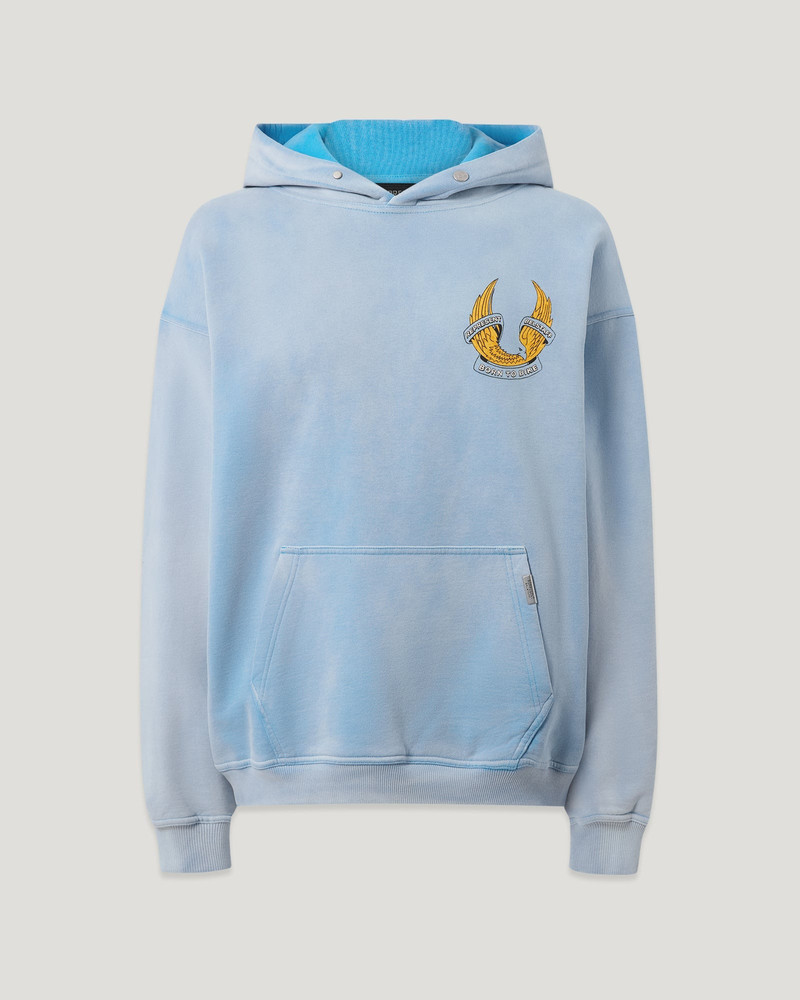 BELSTAFF X REPRESENT BORN TO BIKE HOODIE 1