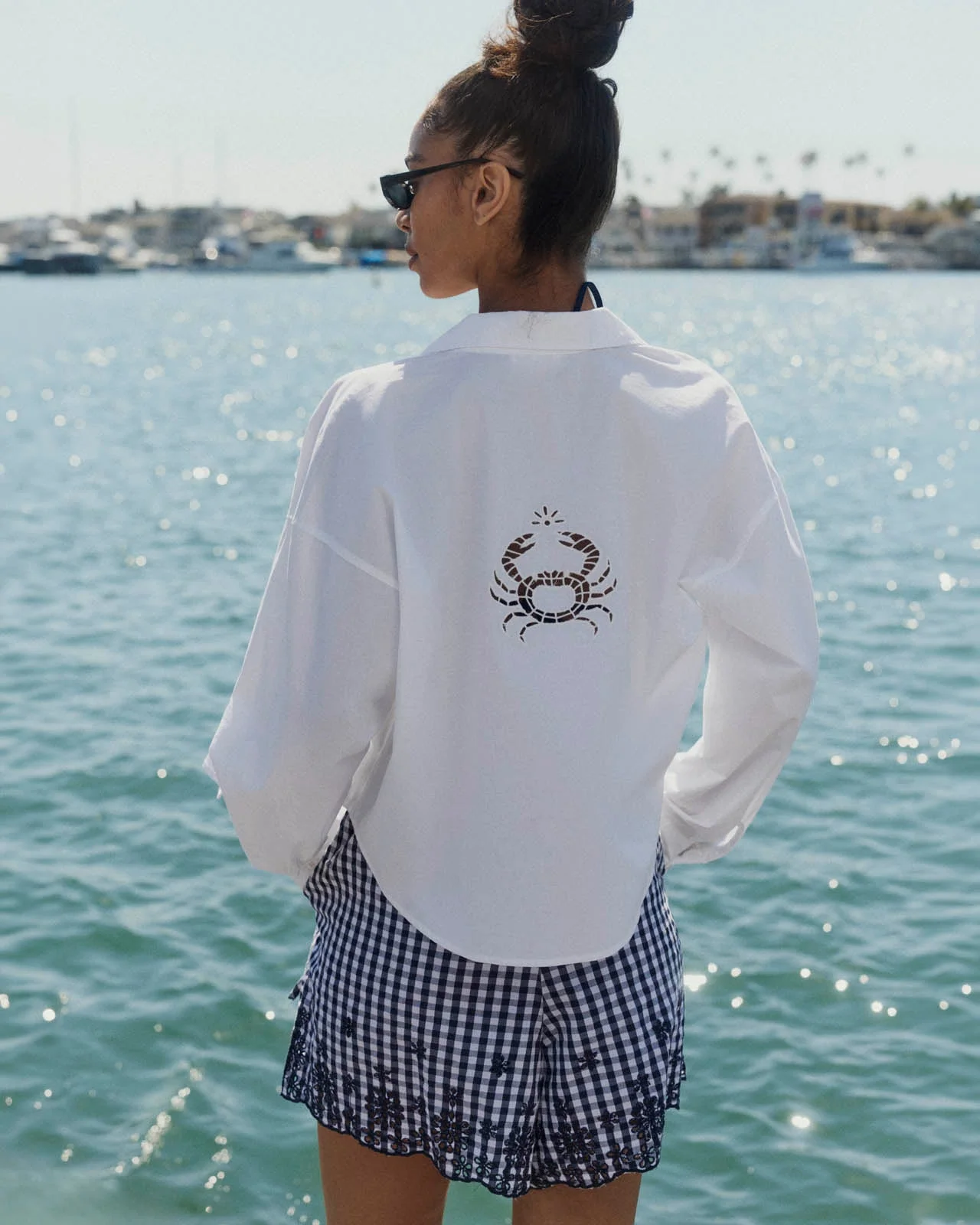 Mallory Poplin Button Down - 1