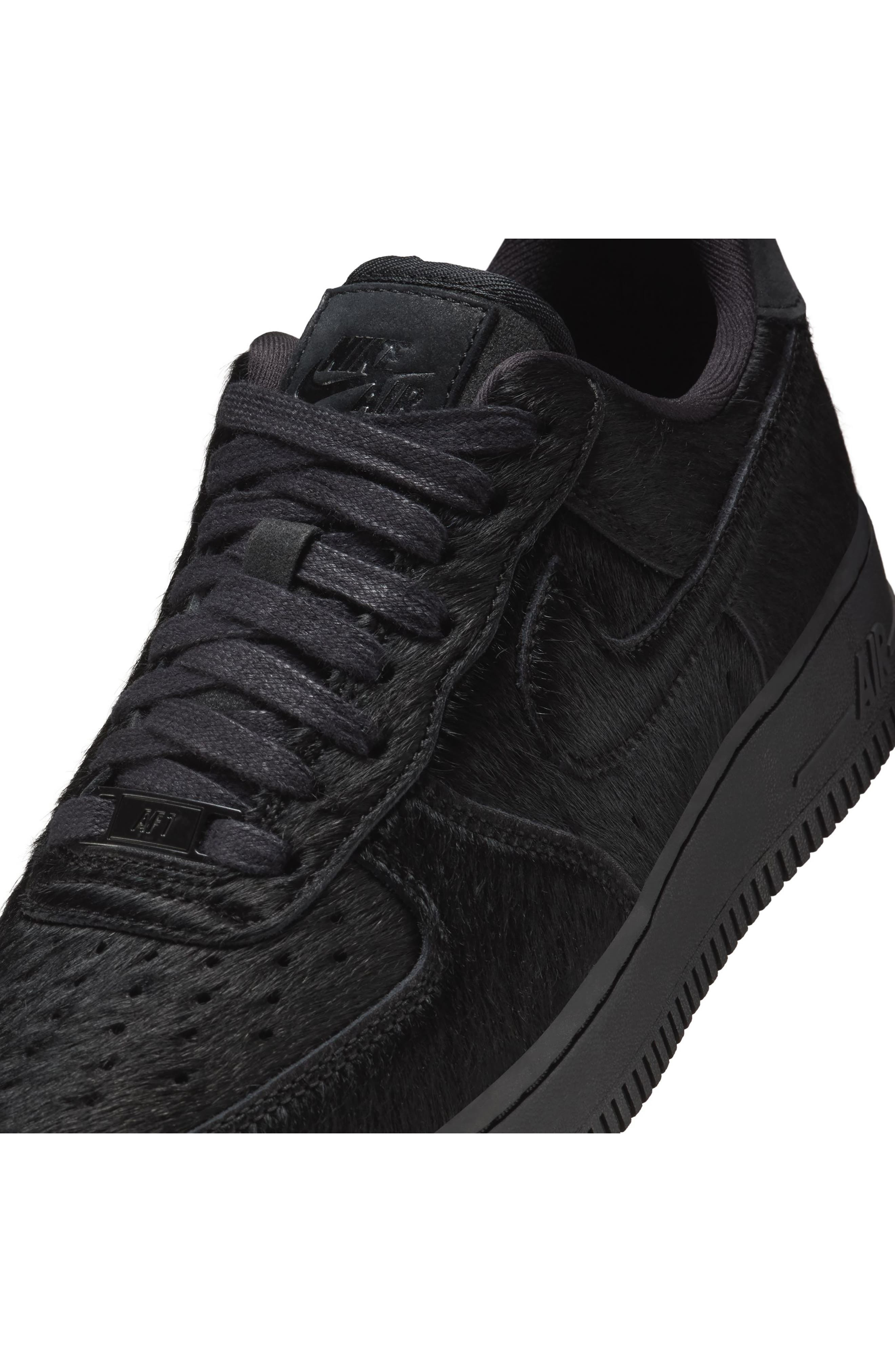 Nike Air Force 1 '07 Sneaker in Black/Black/Off Noir at Nordstrom - 7