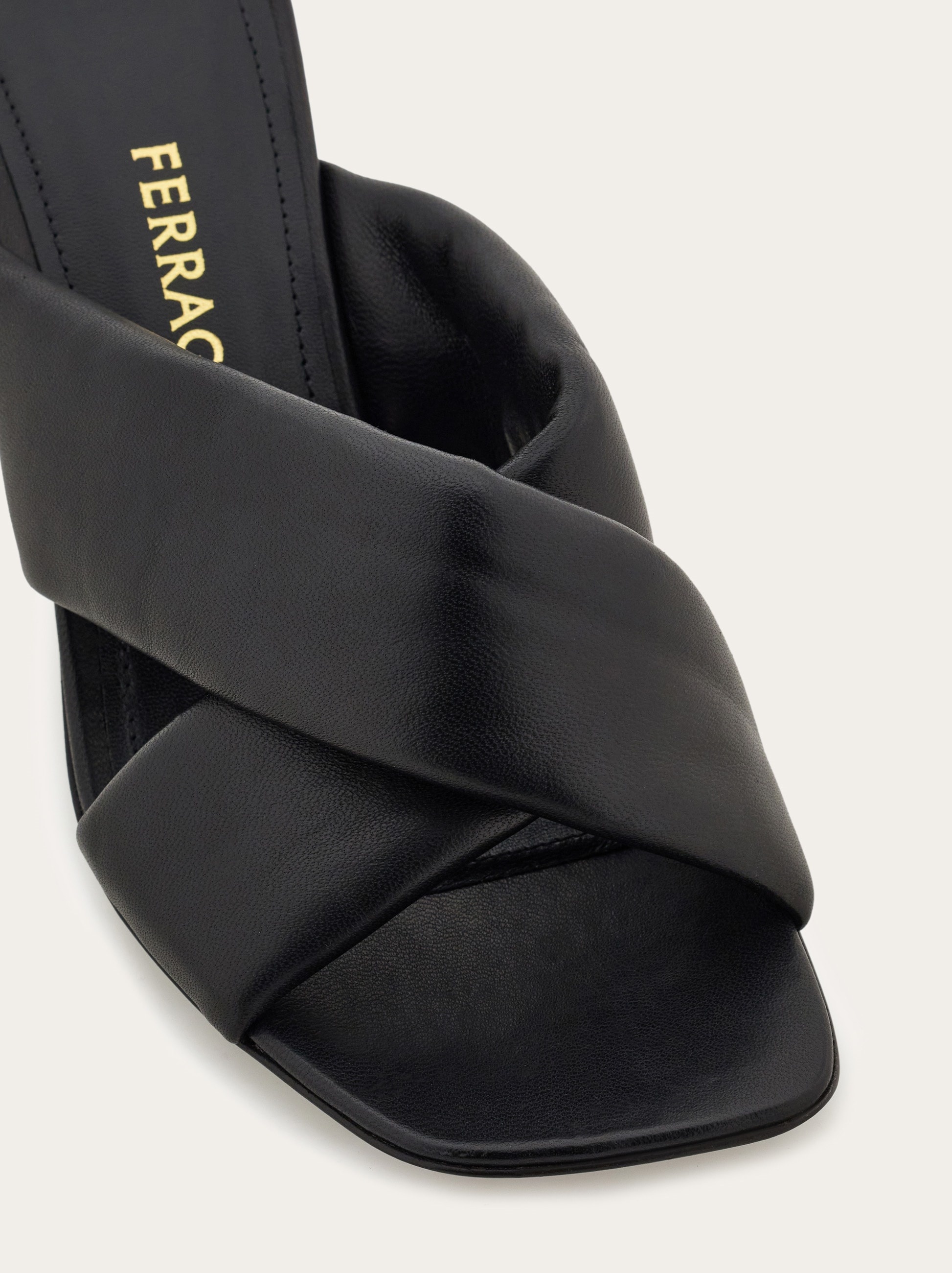 Padded sandal with Gancini heel - 6