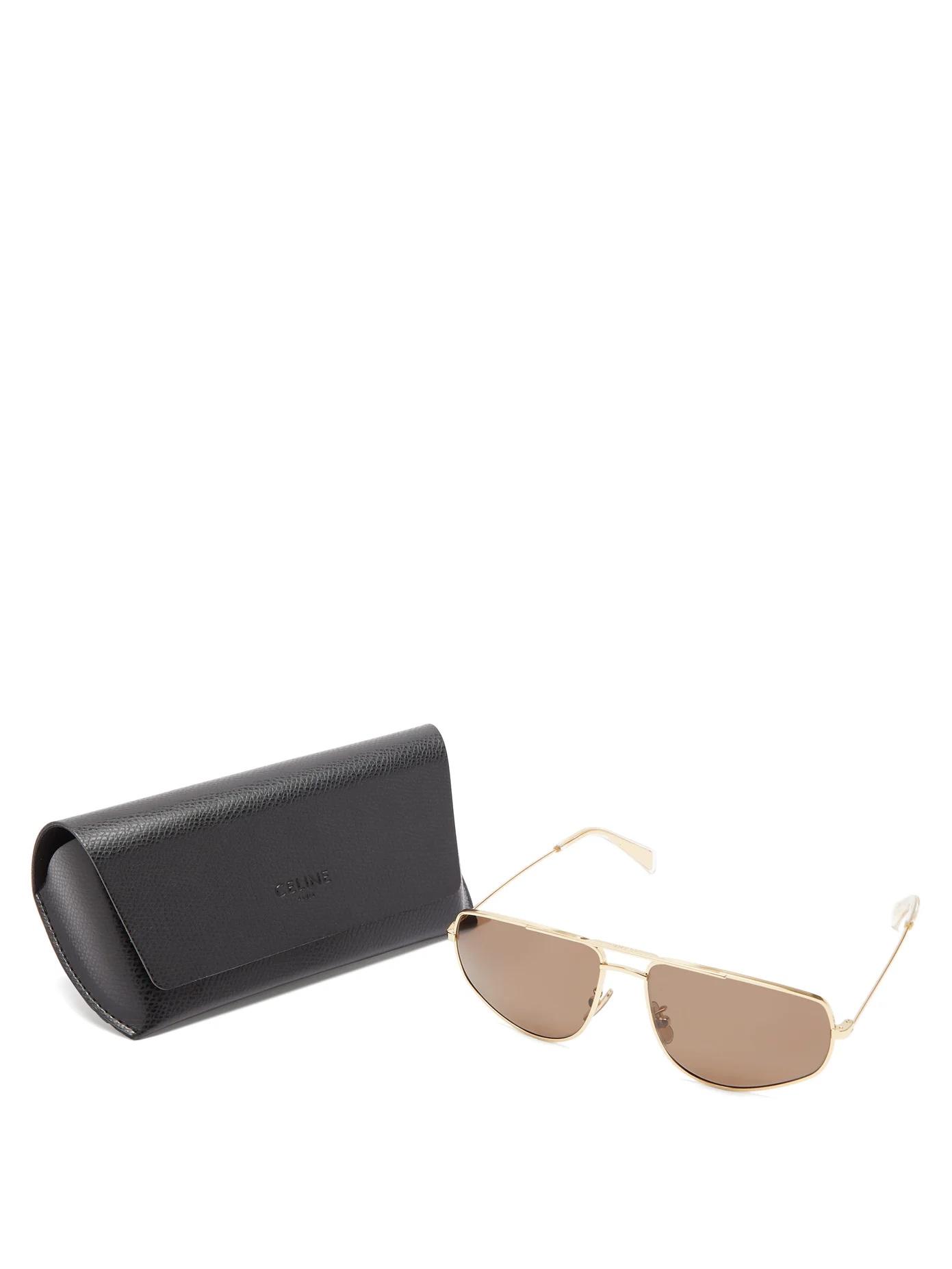 Aviator metal sunglasses - 5