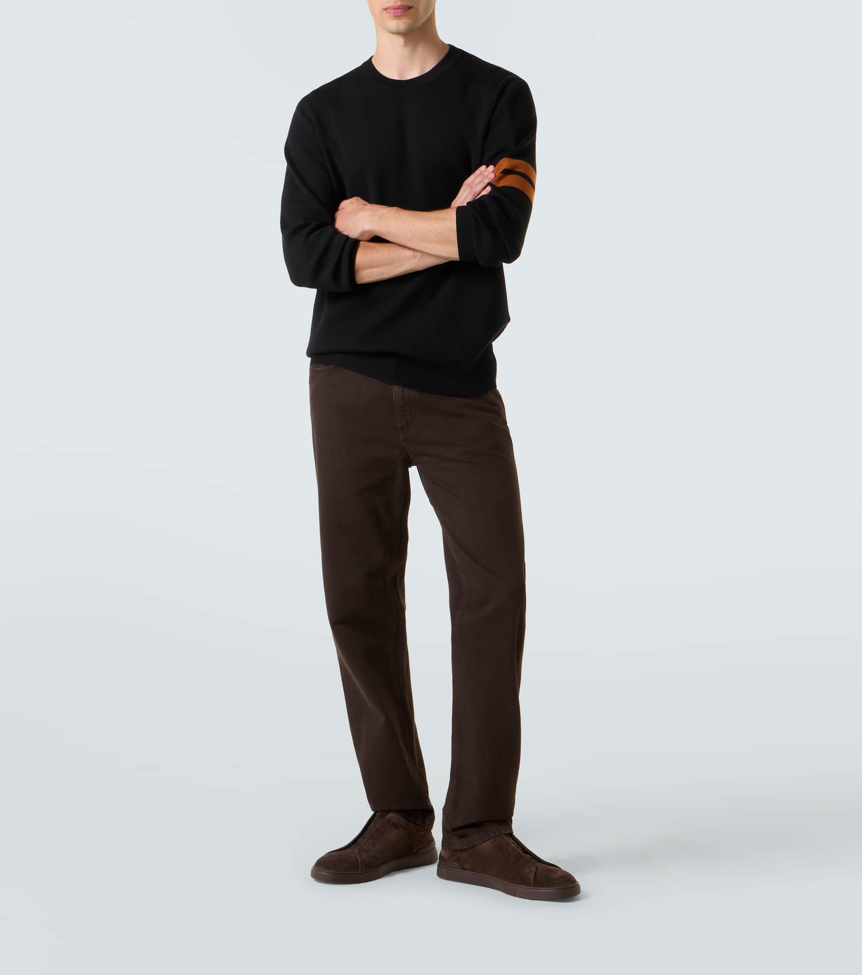 Striped wool sweater - 2