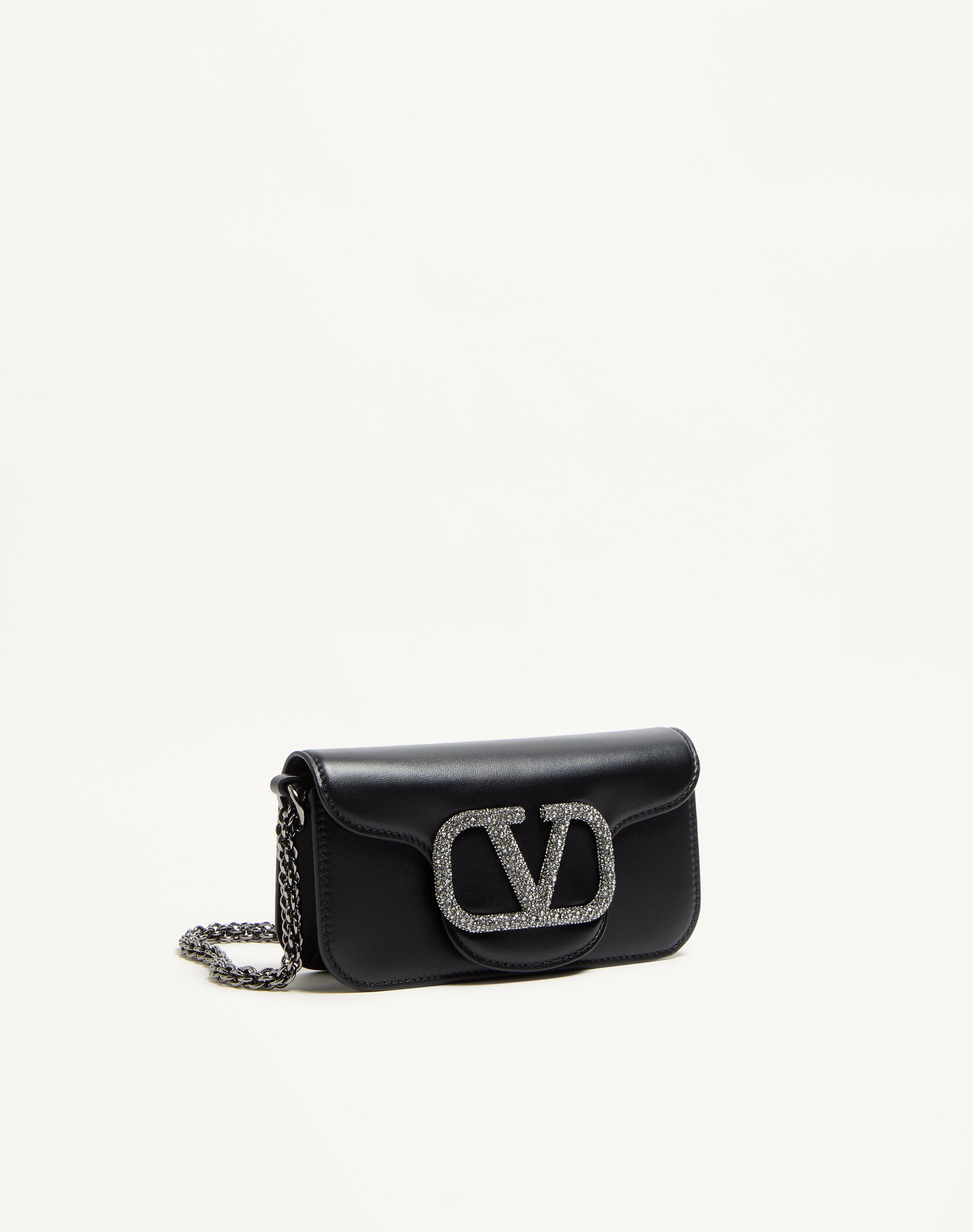 VALENTINO GARAVANI LOCÒ SMALL SHOULDER BAG WITH JEWEL LOGO - 2