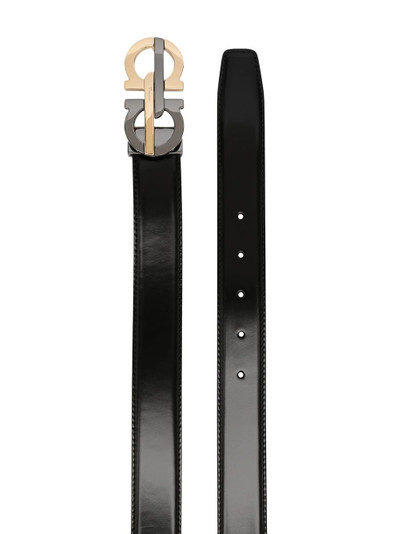 Salvatore Ferragamo reversible and adjustable Gancini belt outlook