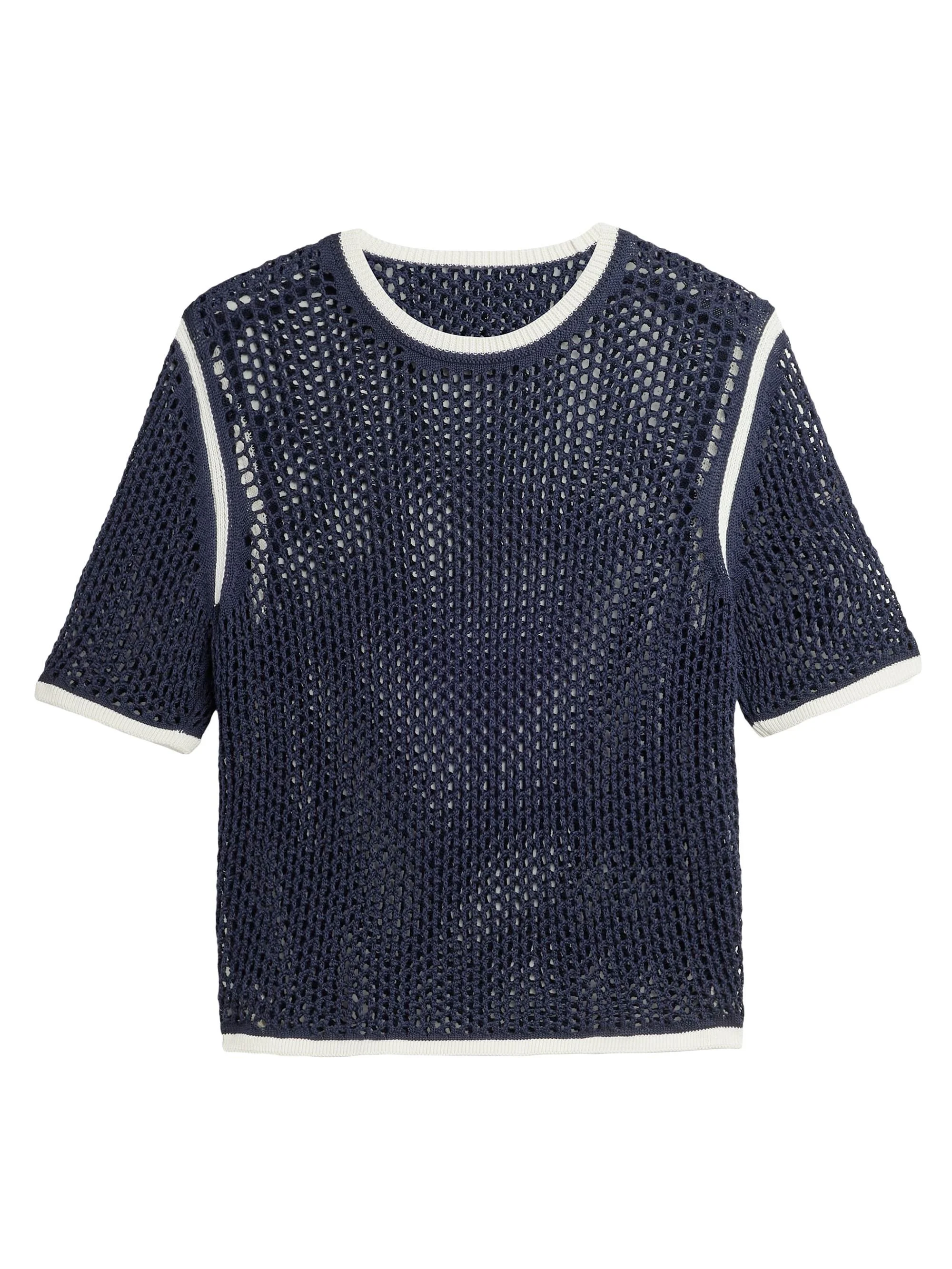 Men's adidas x Wales Bonner Web Knit T-Shirt - Wonderwhitegreenbluebird - 1