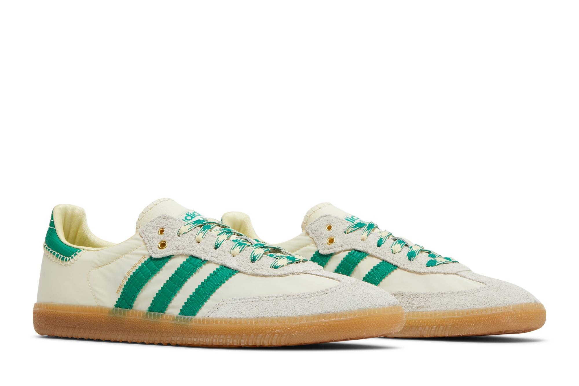 Wales Bonner x Samba 'Cream White Bold Green' - 8