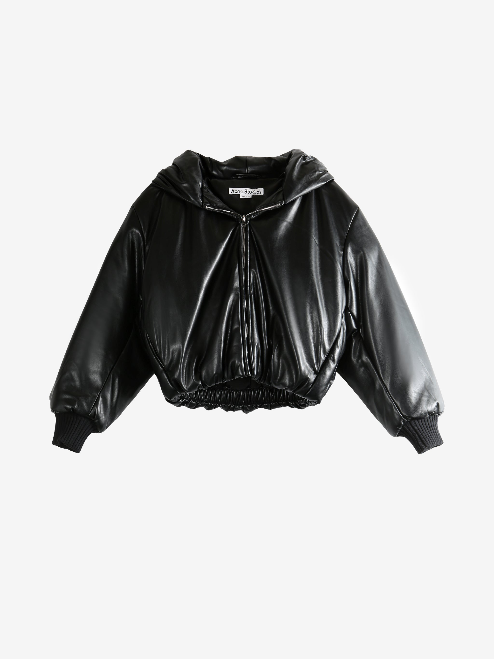 ACNE STUDIOS - Women Leather Bomber Jacket - 4