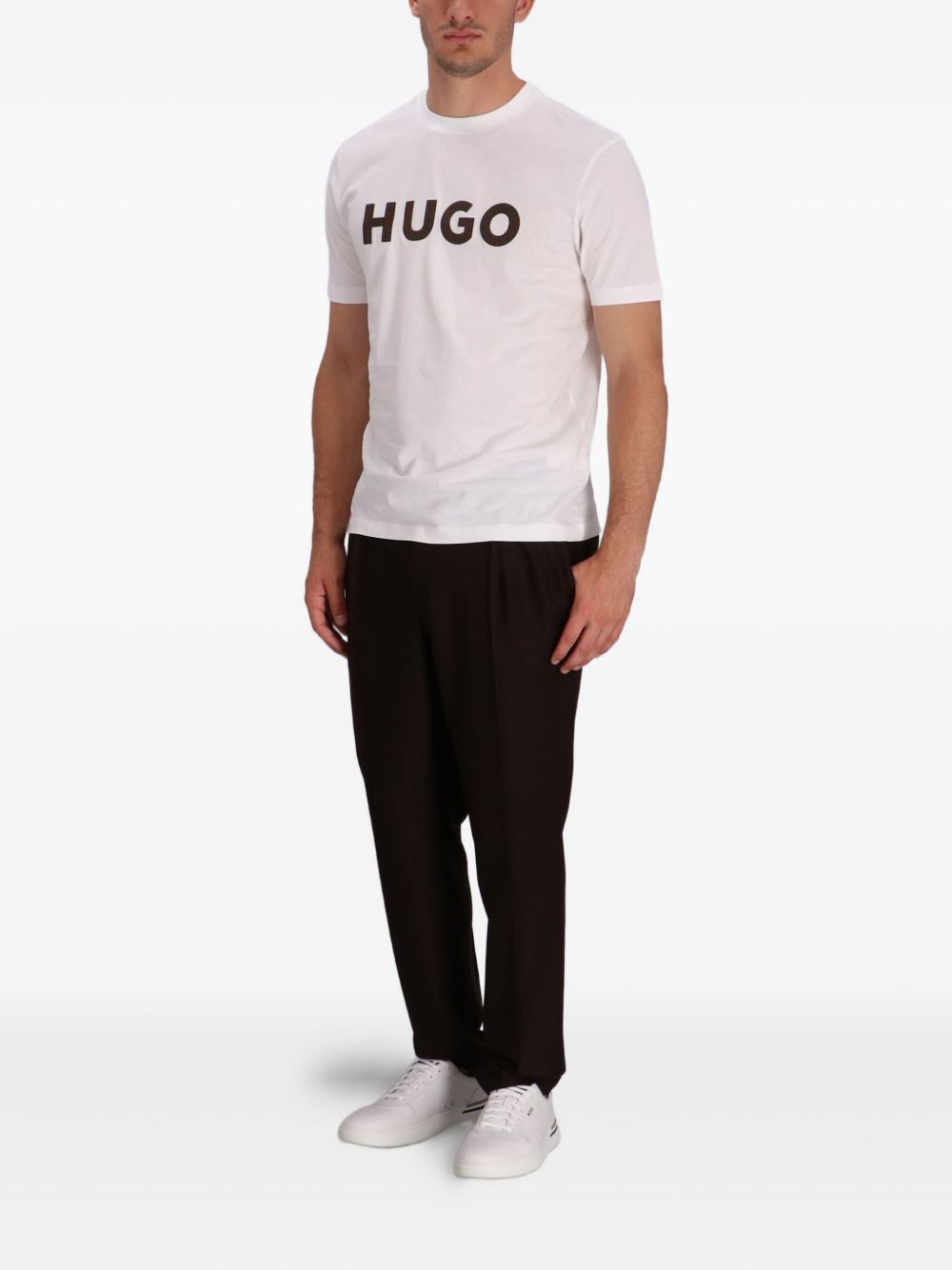 logo-print cotton T-shirt - 2