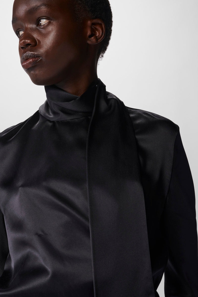 Ernestine Apron Top Satin Washed Silk - 5