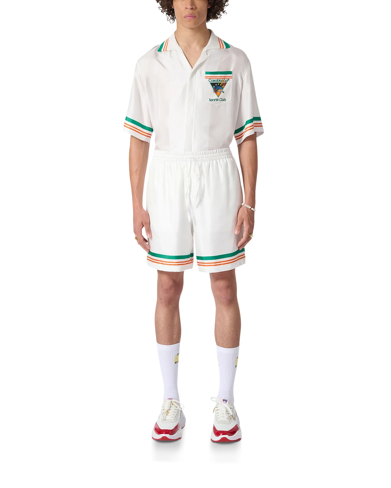 Tennis Club Icon Silk Shorts - 4