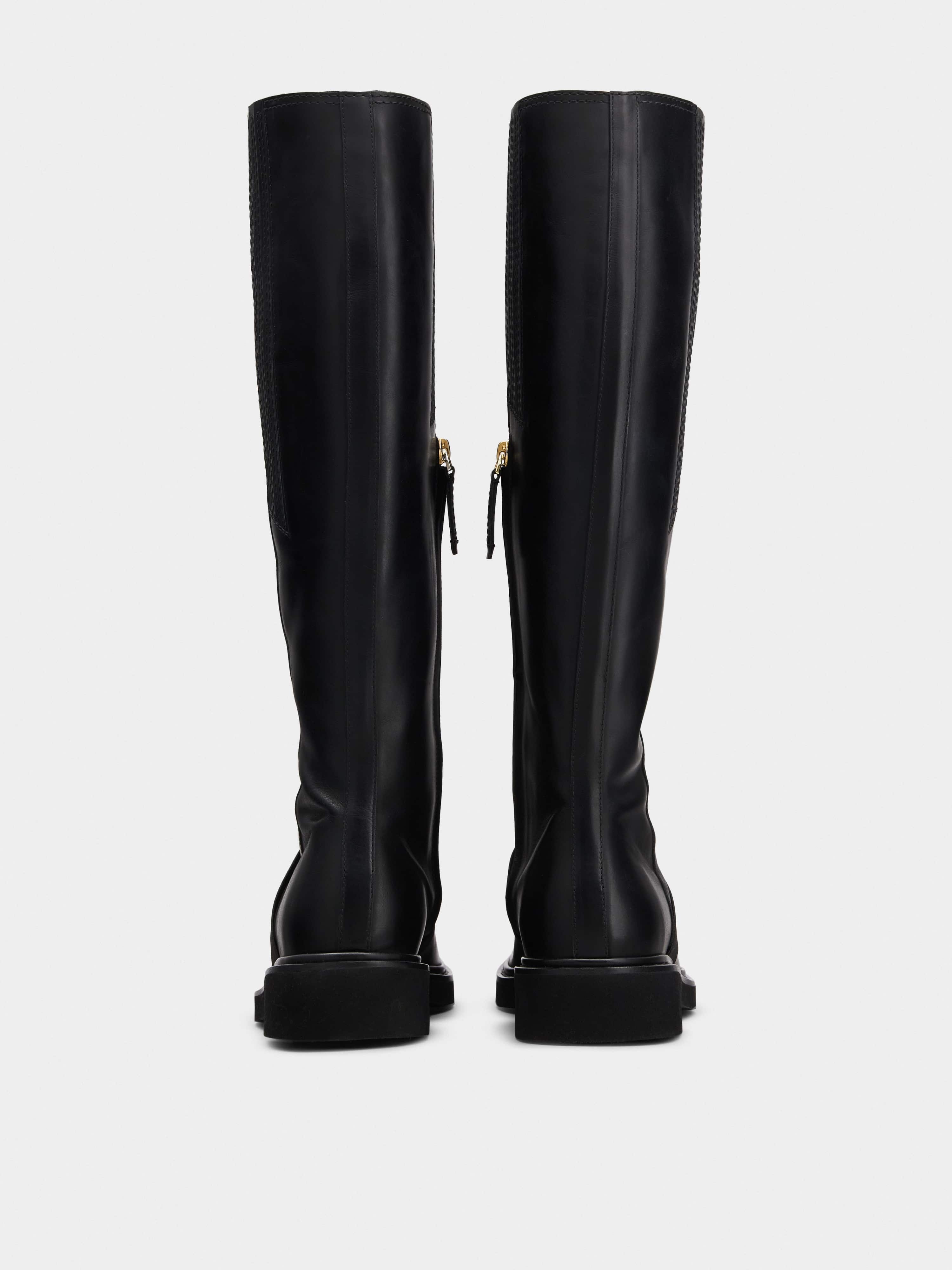 Viv' Rangers Metal Buckle Boots in Leather - 4