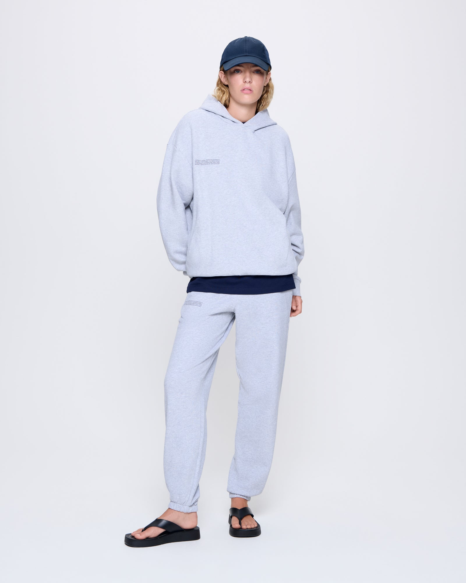 Womens 365 Midweight Hoodie - Grey Marl - 3