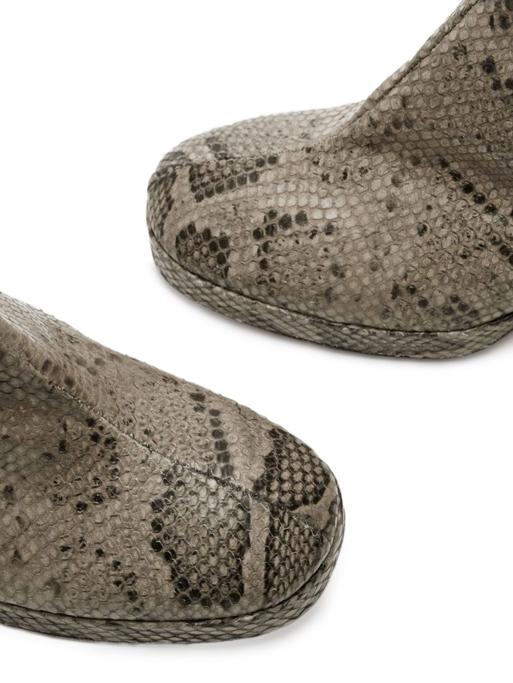 80mm Carlota snakeskin-effect block-heel boots - 4