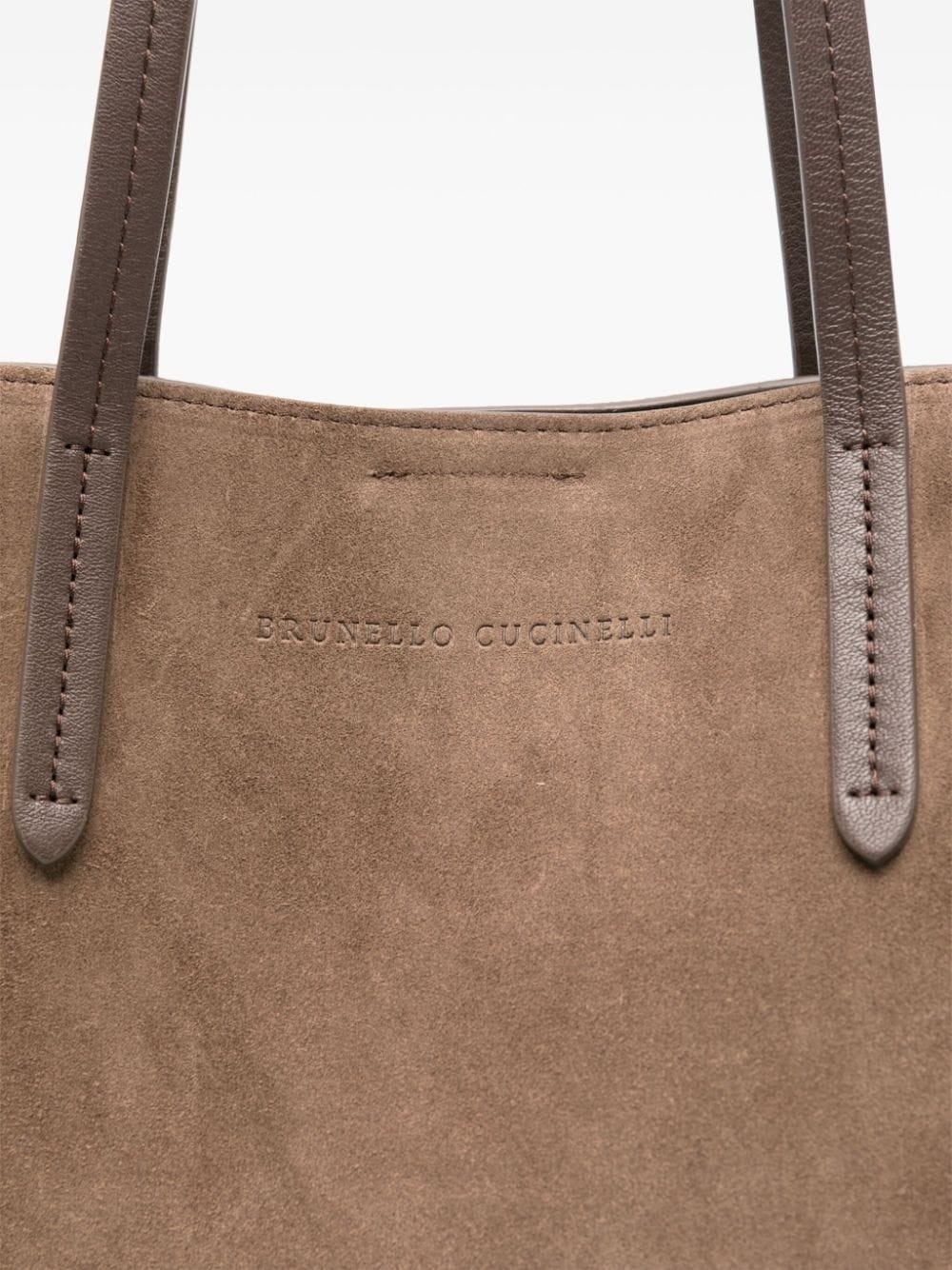 logo-debossed tote bag - 4