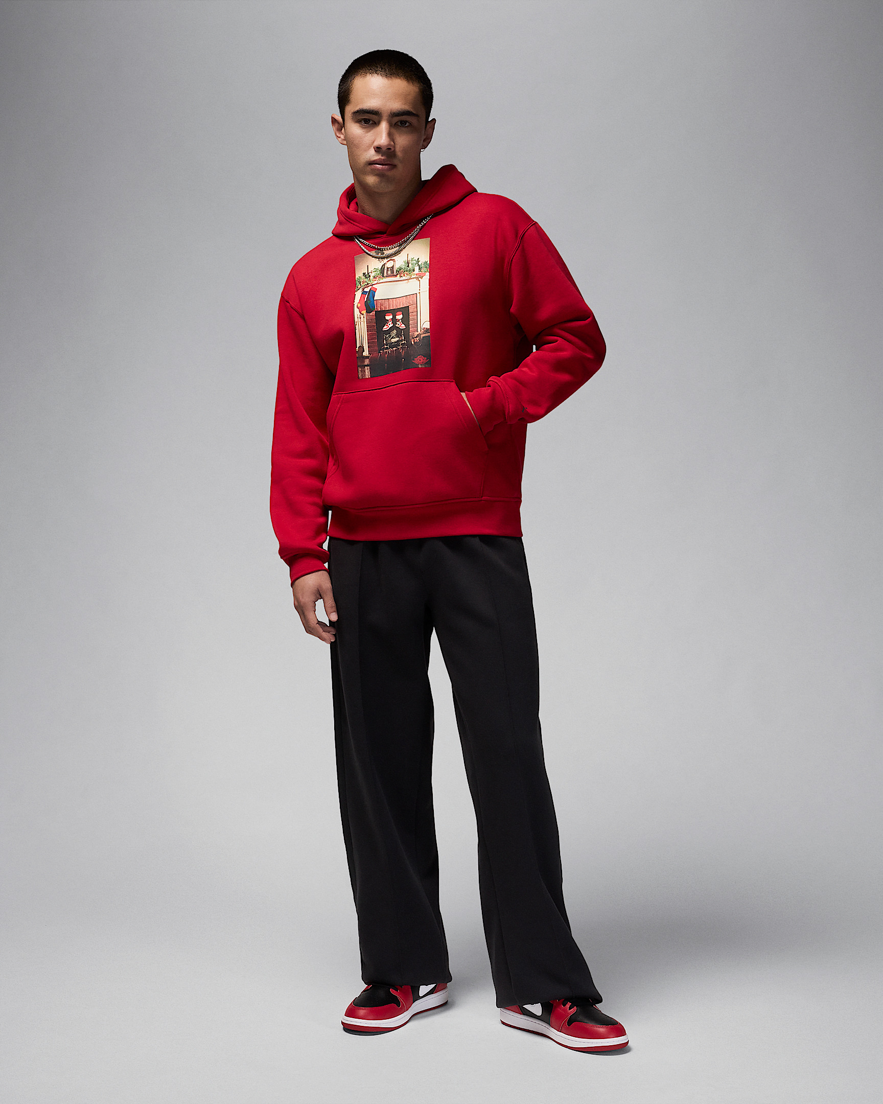 Jordan Jumpman "Chimney" Men's Fleece Pullover Hoodie - 7
