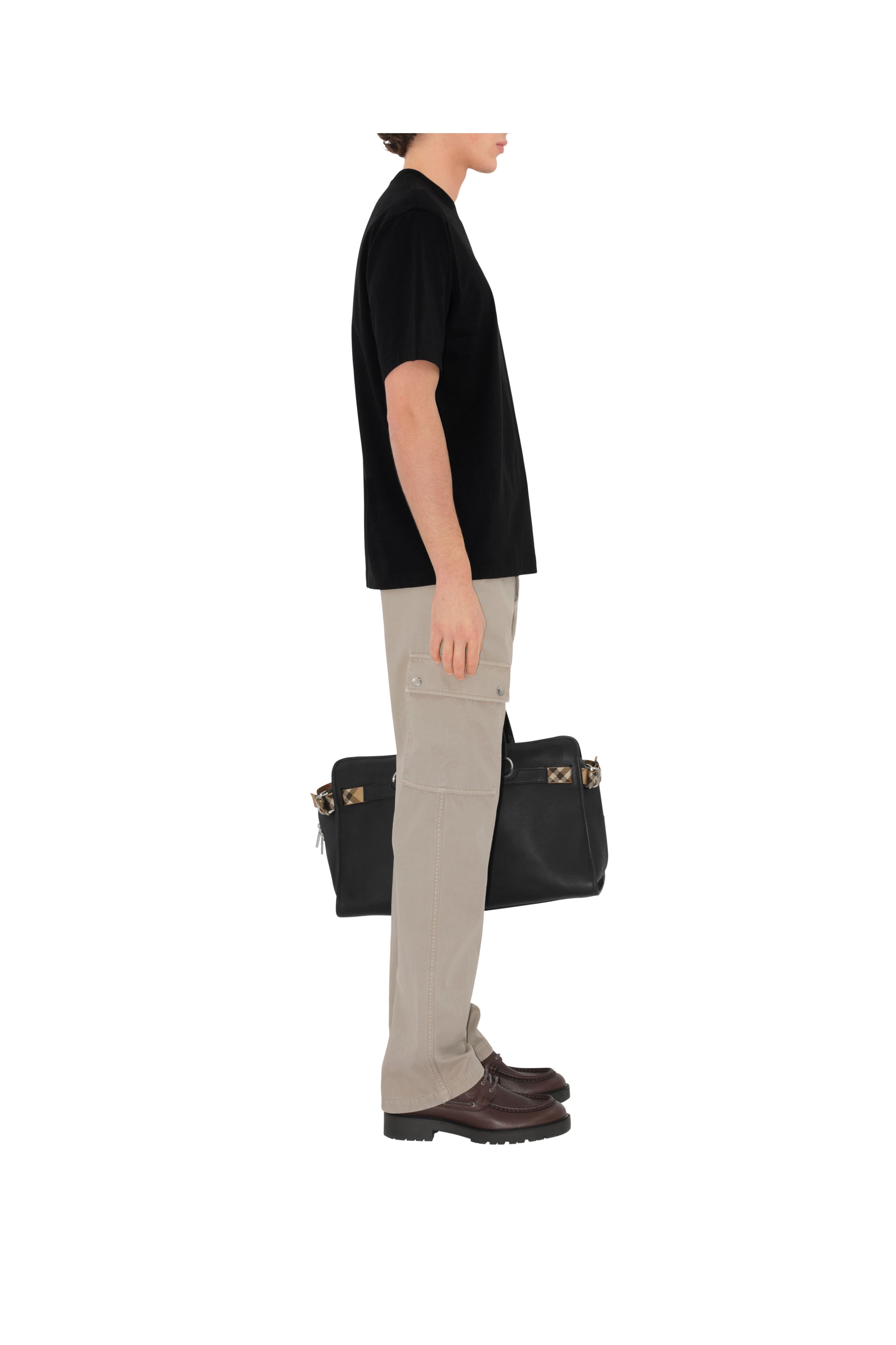 burberry B Crest Cotton T-shirt in Black at Nordstrom - 4