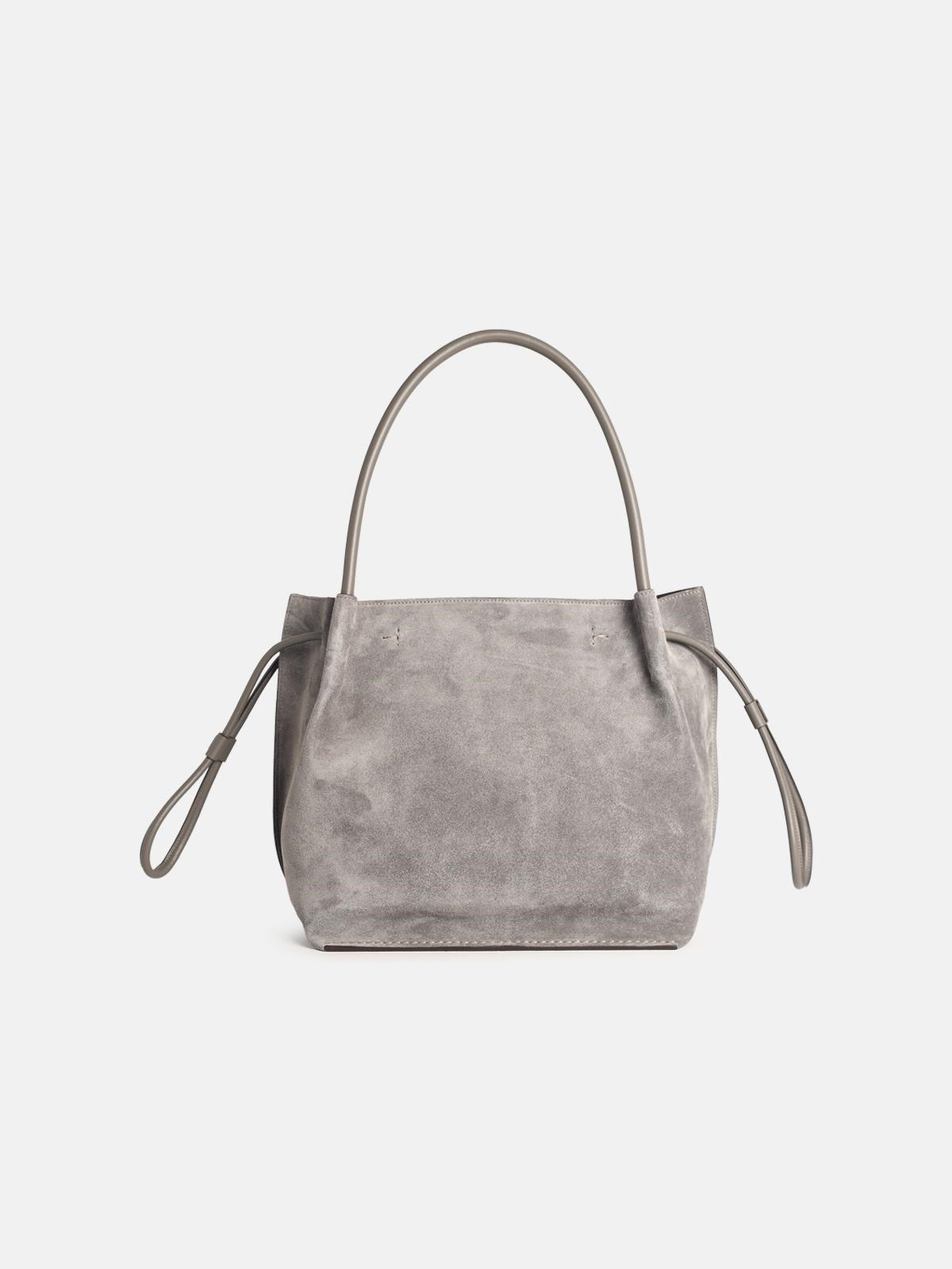 GREY SUEDE BAG - 3