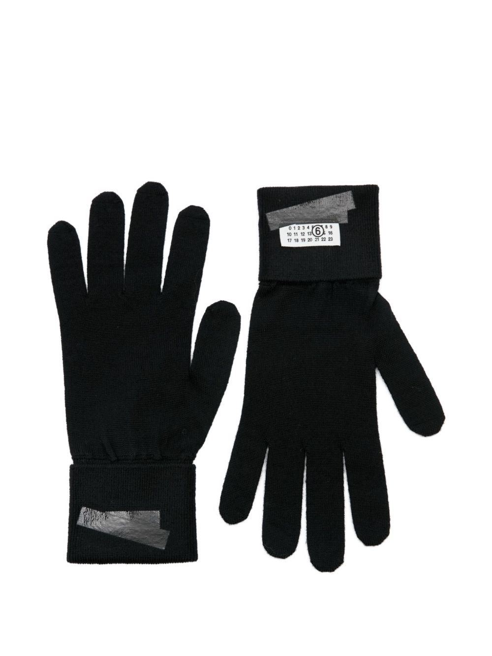 NUMBERS-MOTIF GLOVES - 1