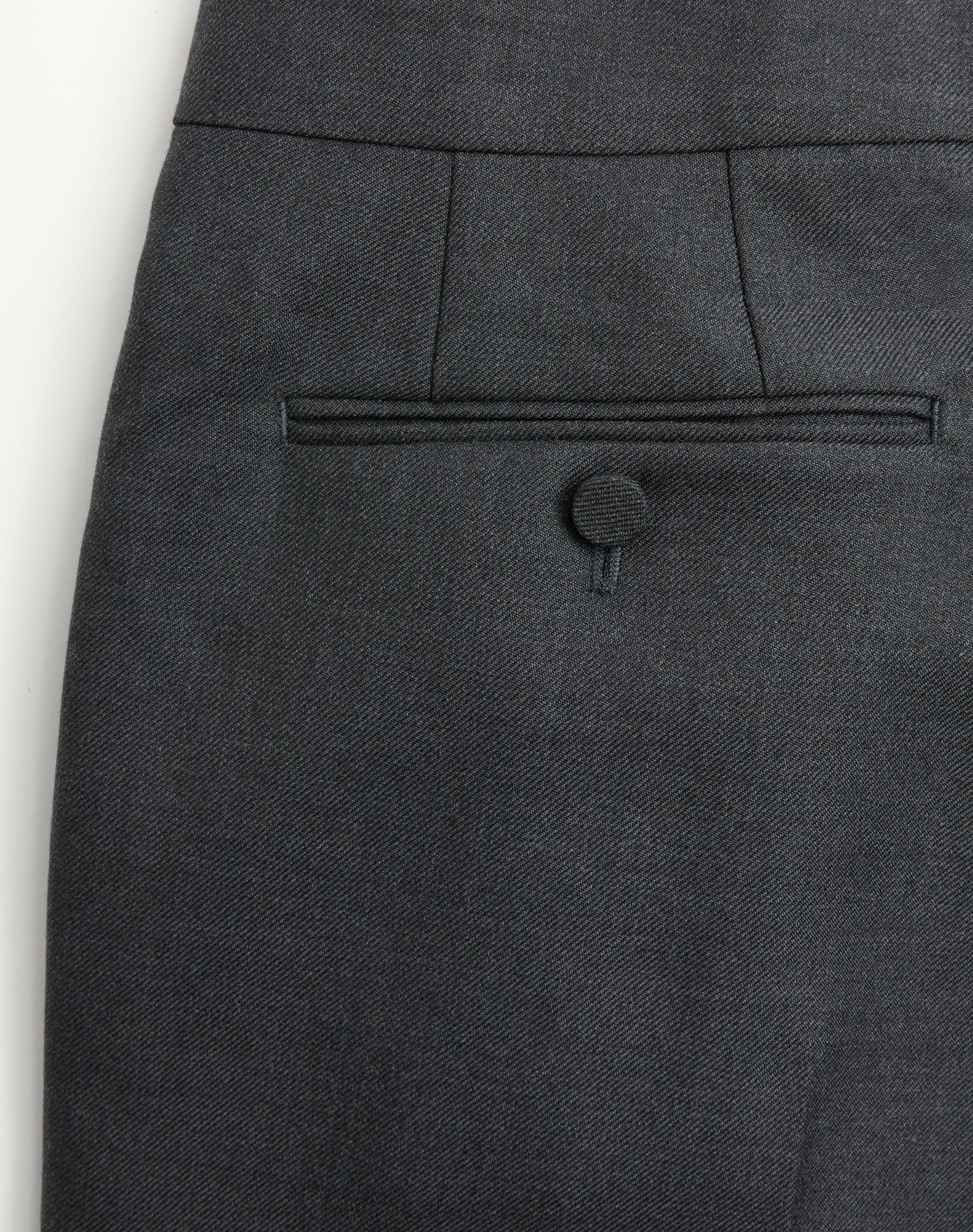 WOOL GABARDINE PANTS - 7