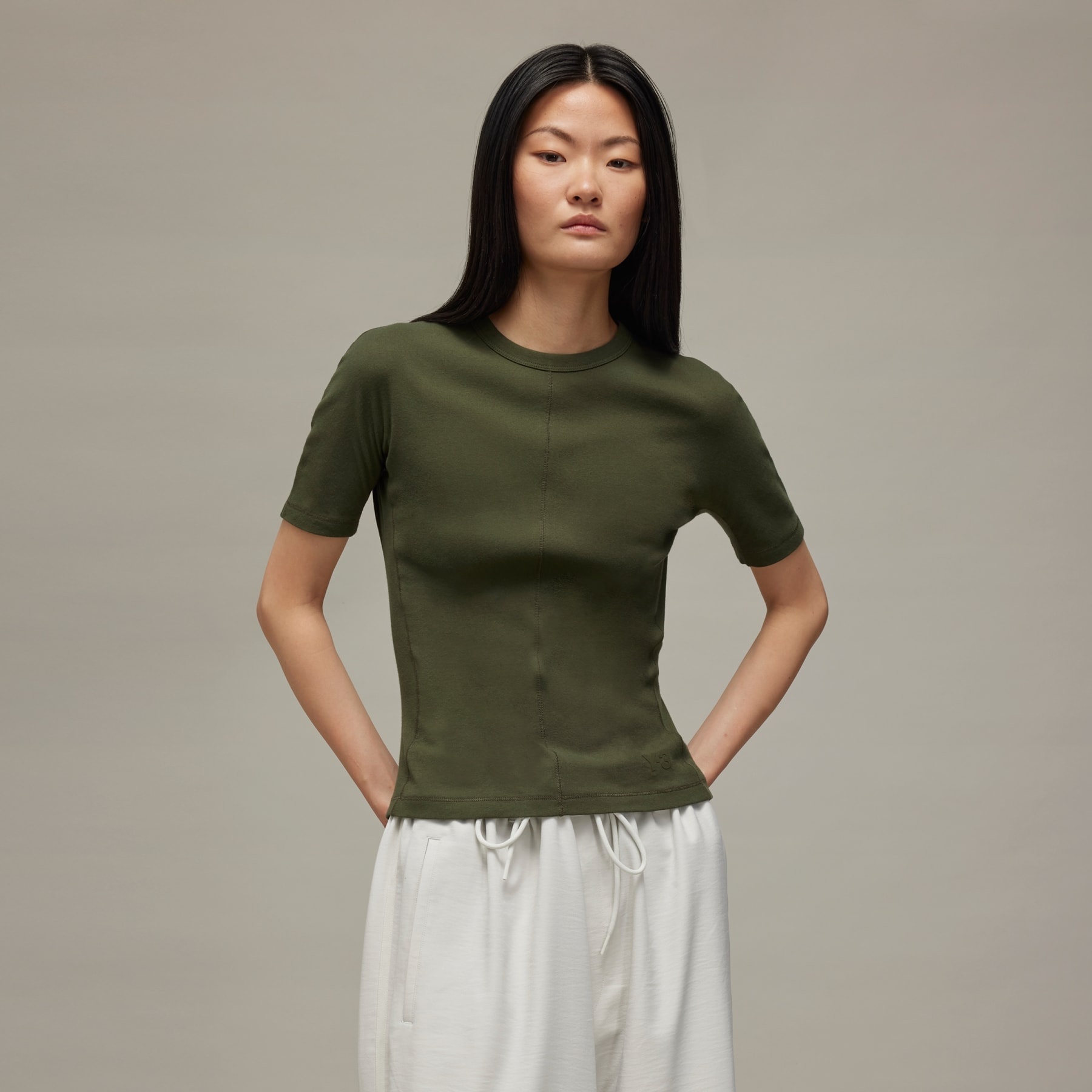 Y-3 Fitted Short Sleeve Tee - 2