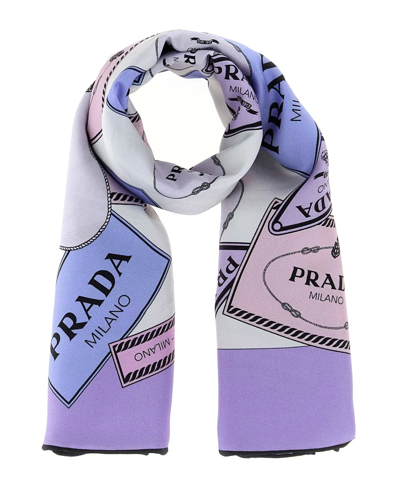 Printed Twill Foulard - 1